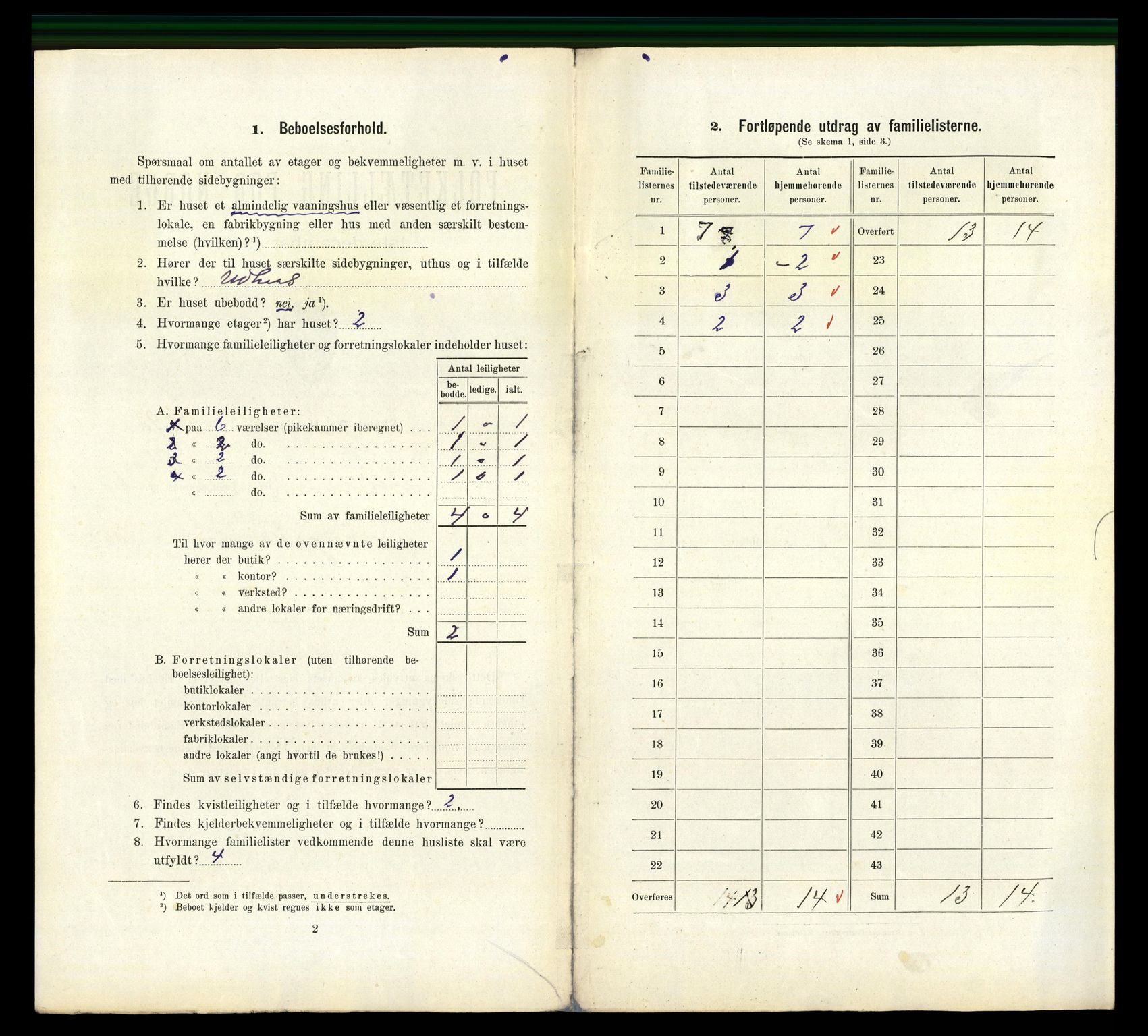 RA, 1910 census for Lillesand, 1910, p. 463