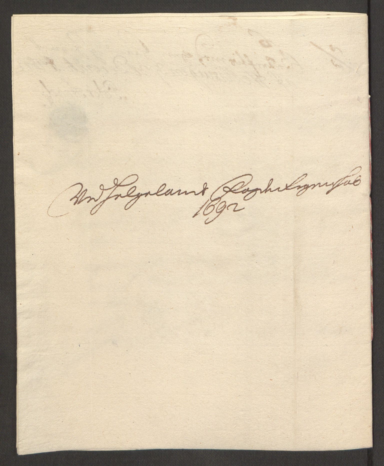 Rentekammeret inntil 1814, Reviderte regnskaper, Fogderegnskap, RA/EA-4092/R65/L4504: Fogderegnskap Helgeland, 1691-1692, p. 277