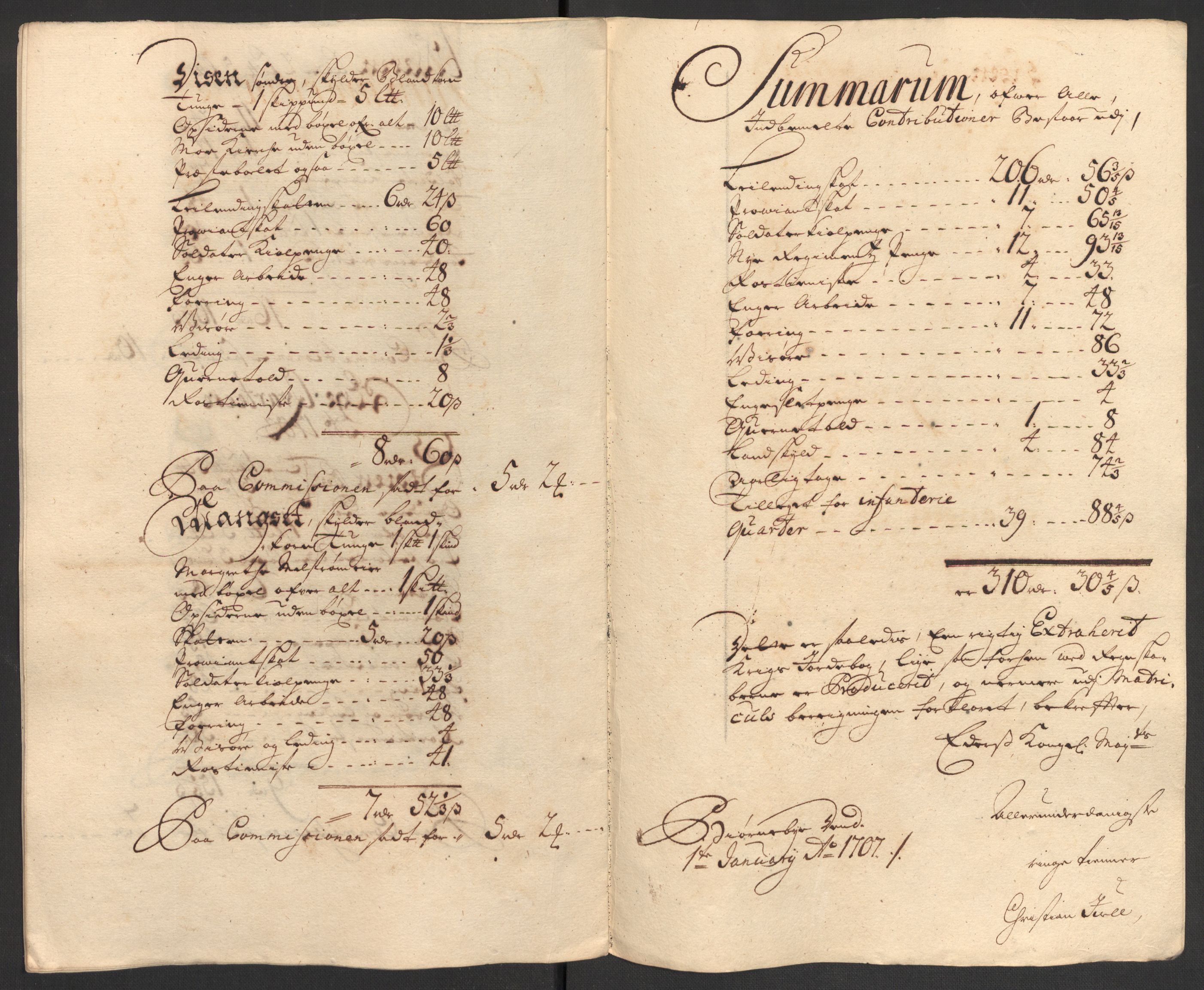 Rentekammeret inntil 1814, Reviderte regnskaper, Fogderegnskap, RA/EA-4092/R13/L0844: Fogderegnskap Solør, Odal og Østerdal, 1707, p. 203