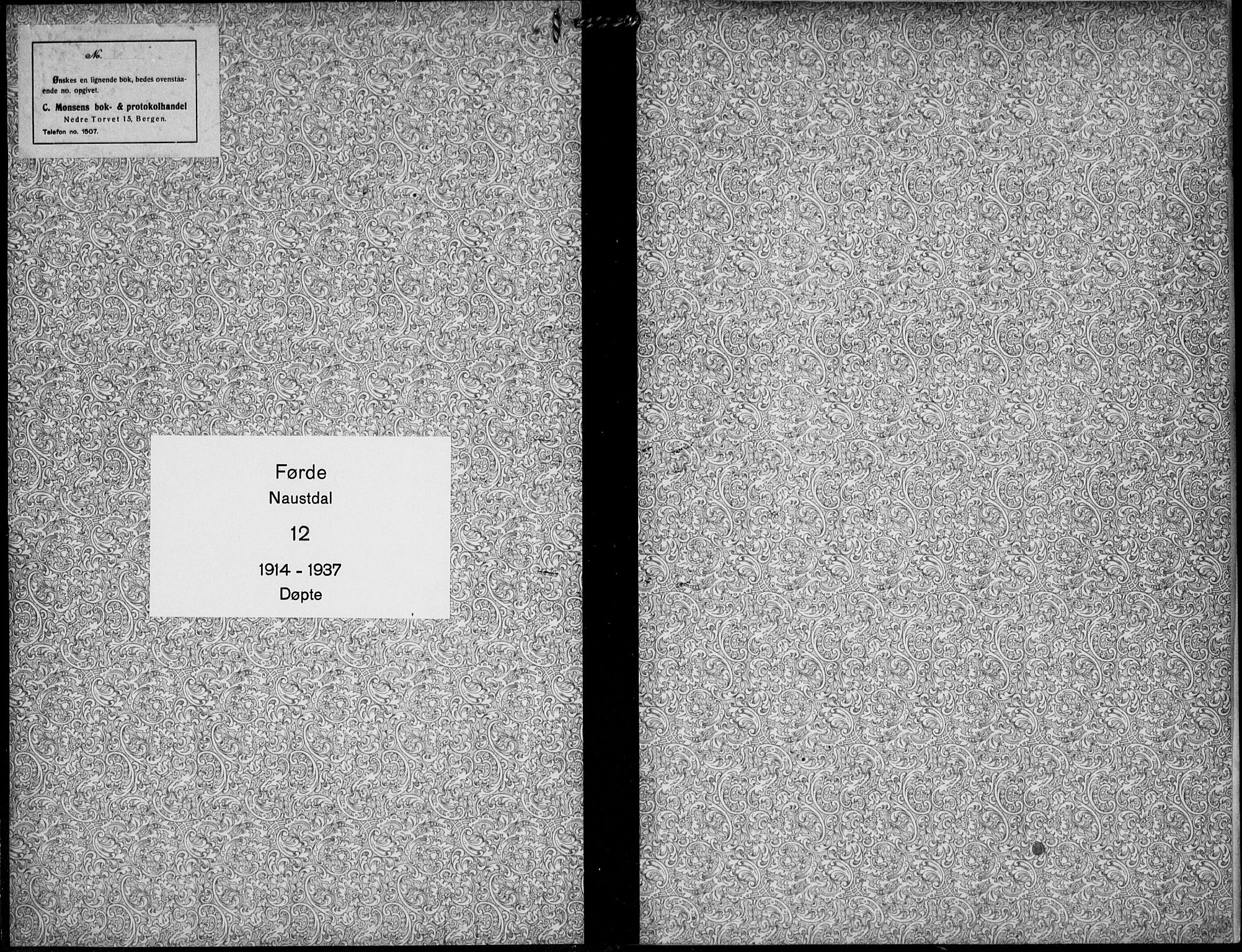 Førde sokneprestembete, AV/SAB-A-79901/H/Hab/Habd/L0006: Parish register (copy) no. D 6, 1914-1937