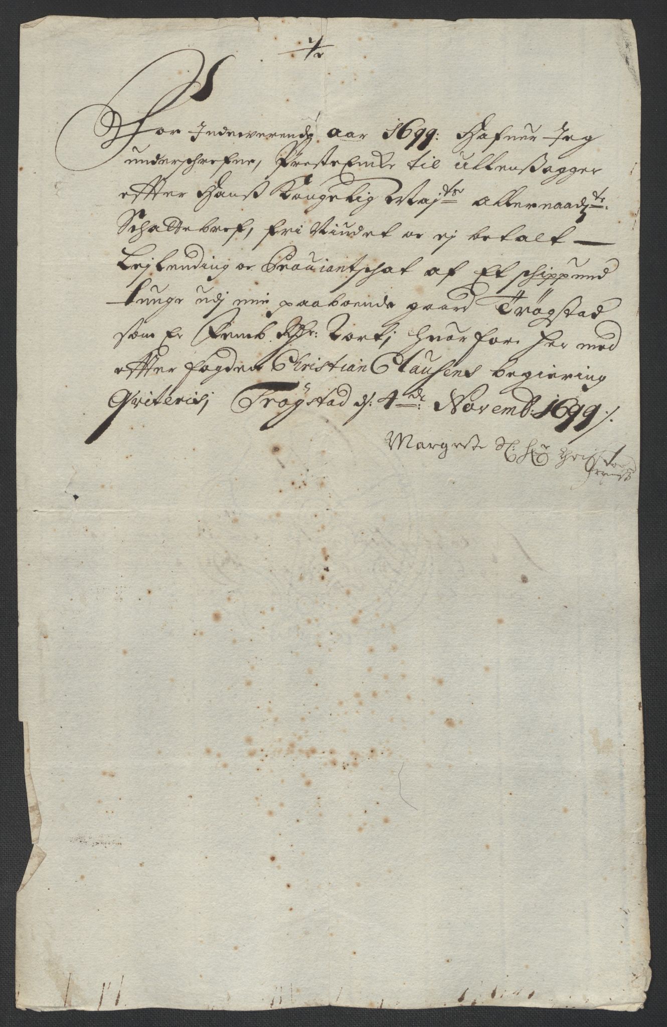 Rentekammeret inntil 1814, Reviderte regnskaper, Fogderegnskap, AV/RA-EA-4092/R12/L0711: Fogderegnskap Øvre Romerike, 1699, p. 294