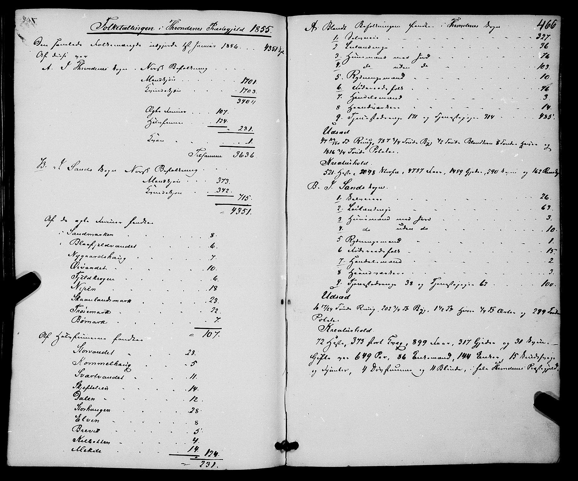 Trondenes sokneprestkontor, SATØ/S-1319/H/Ha/L0011kirke: Parish register (official) no. 11, 1853-1862, p. 466