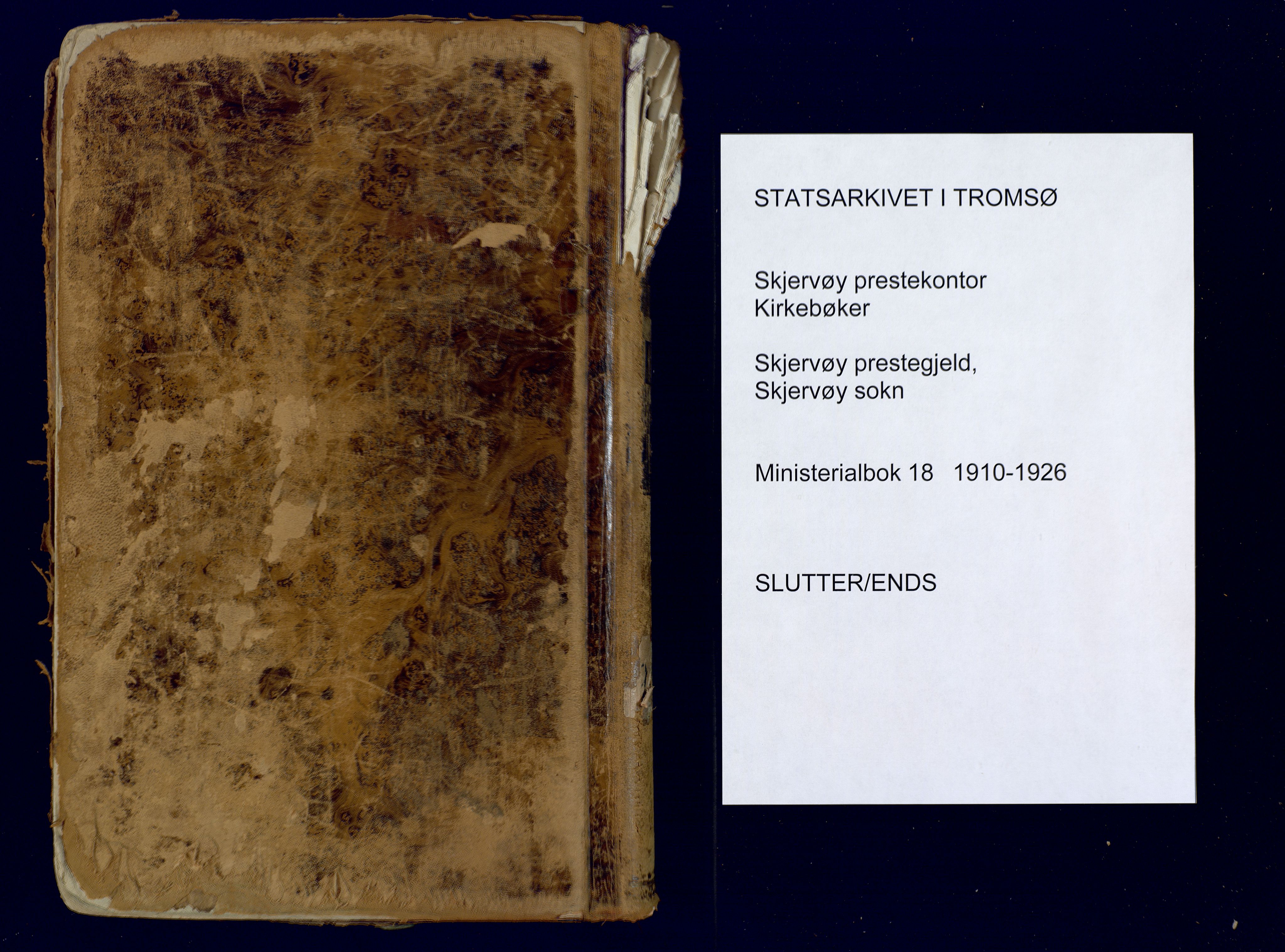 Skjervøy sokneprestkontor, AV/SATØ-S-1300/H/Ha/Haa: Parish register (official) no. 18, 1910-1926