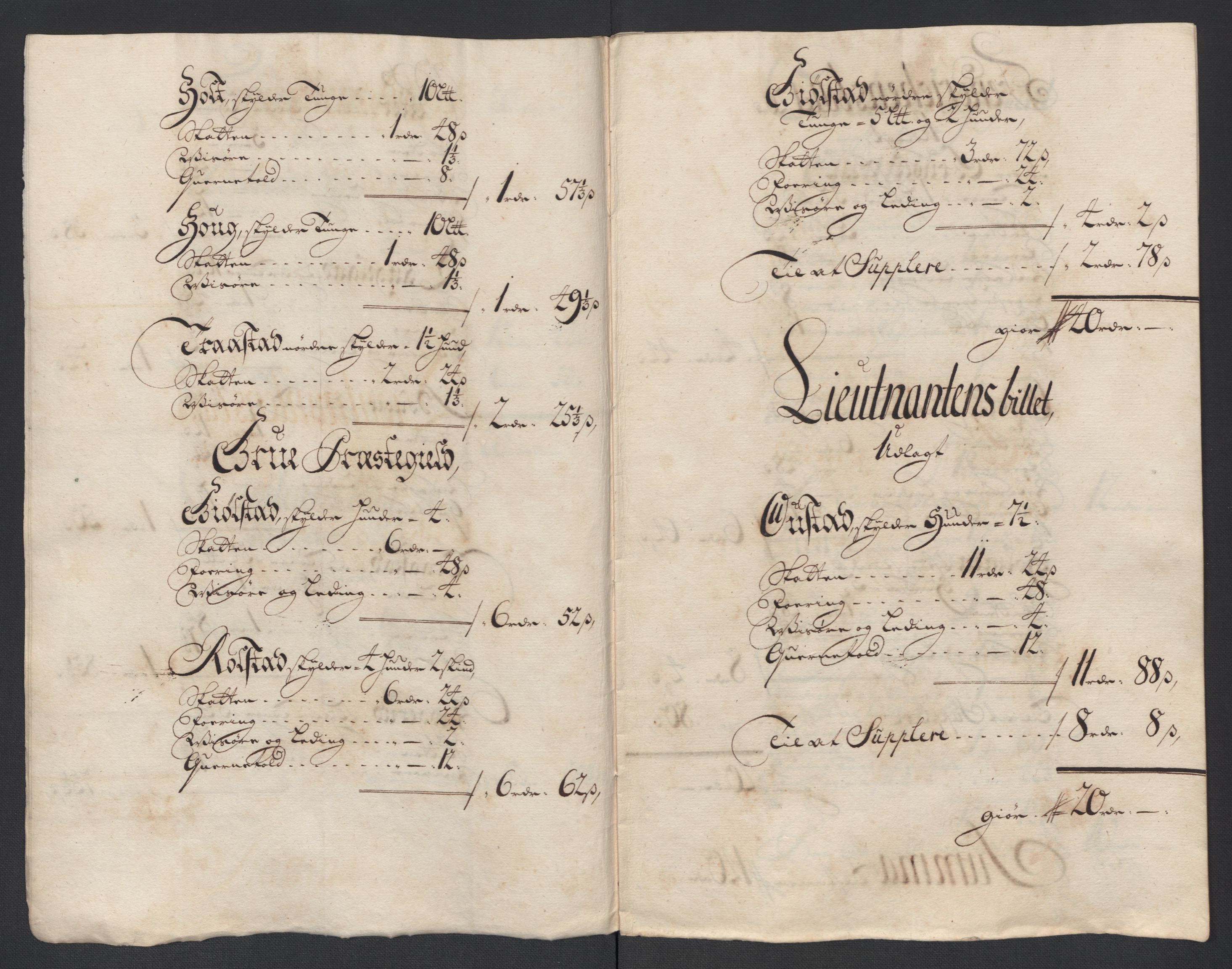 Rentekammeret inntil 1814, Reviderte regnskaper, Fogderegnskap, RA/EA-4092/R13/L0848: Fogderegnskap Solør, Odal og Østerdal, 1711, p. 256