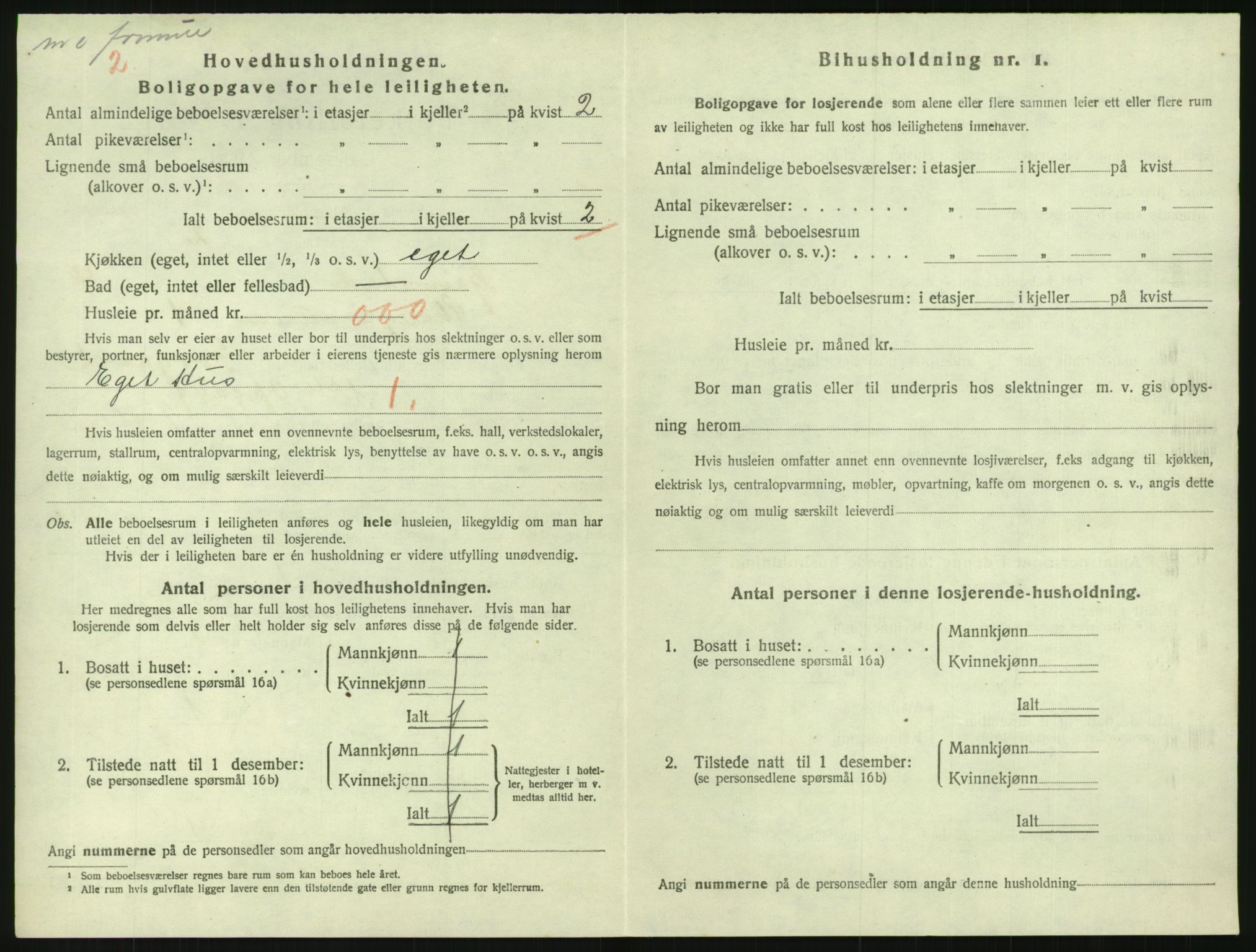 SAK, 1920 census for Grimstad, 1920, p. 1960