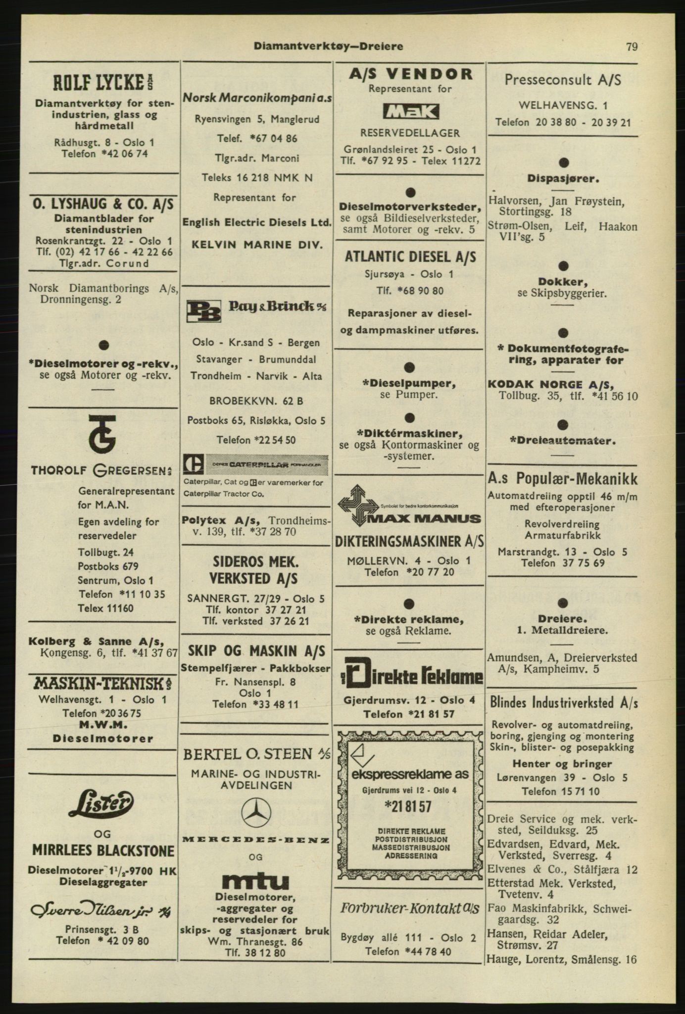 Kristiania/Oslo adressebok, PUBL/-, 1974-1975, p. 79