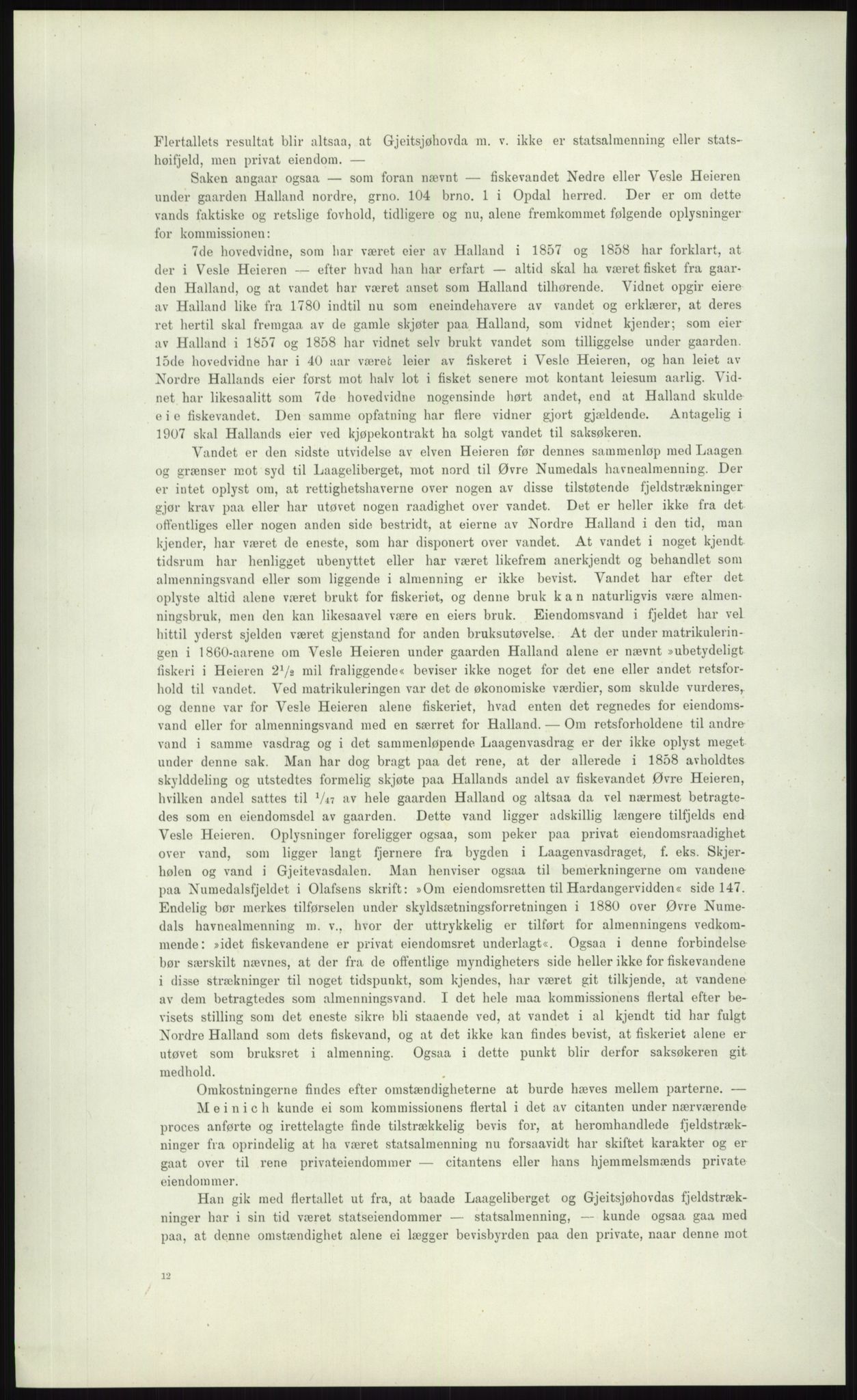 Høyfjellskommisjonen, RA/S-1546/X/Xa/L0001: Nr. 1-33, 1909-1953, p. 905