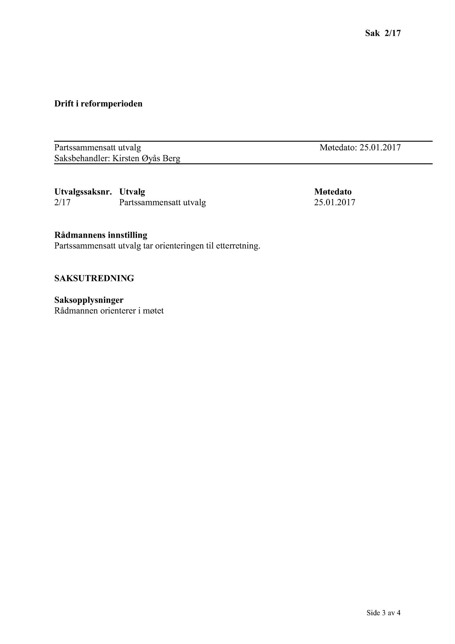 Klæbu Kommune, TRKO/KK/11-PSU/L002: Partssammensatt utvalg - Møtedokumenter, 2017, p. 4