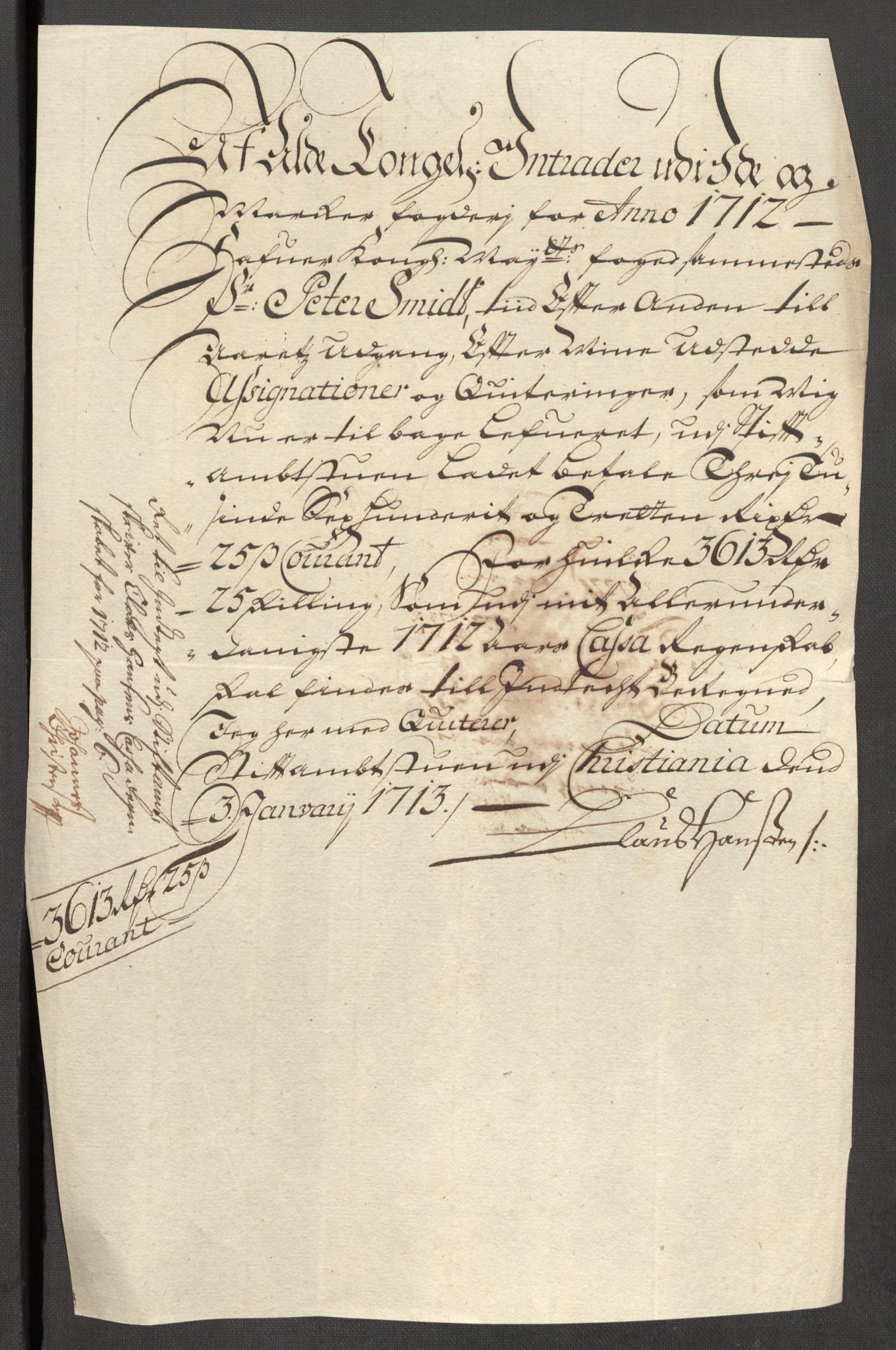 Rentekammeret inntil 1814, Reviderte regnskaper, Fogderegnskap, AV/RA-EA-4092/R01/L0021: Fogderegnskap Idd og Marker, 1712, p. 256