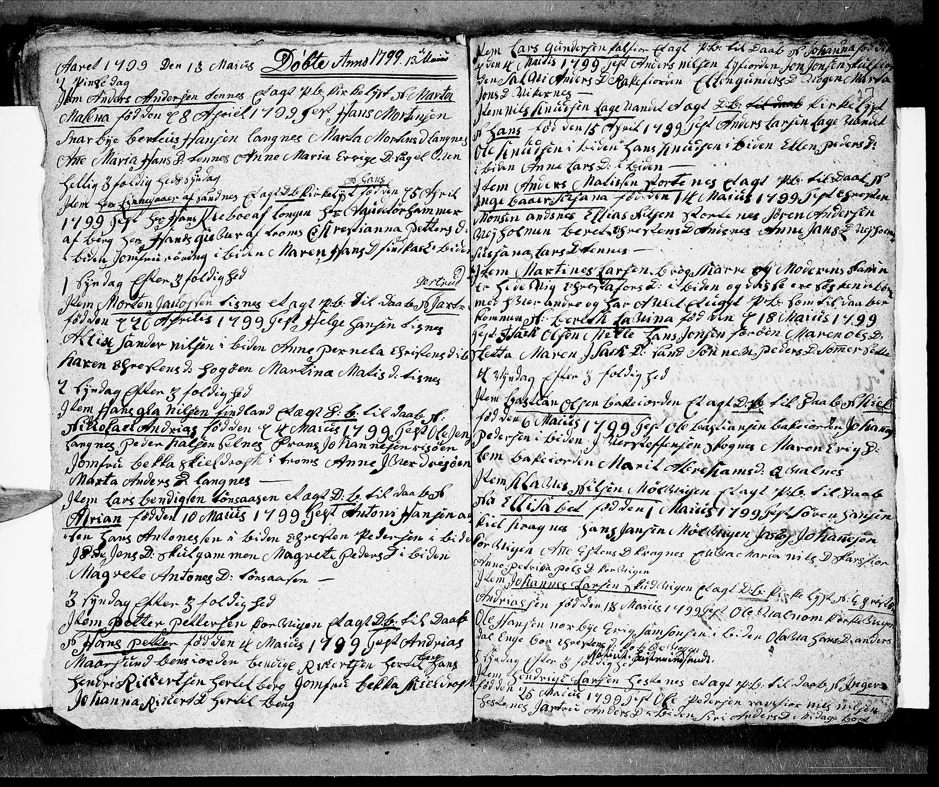 Tromsø sokneprestkontor/stiftsprosti/domprosti, AV/SATØ-S-1343/G/Ga/L0005kirke: Parish register (official) no. 5, 1796-1808, p. 27