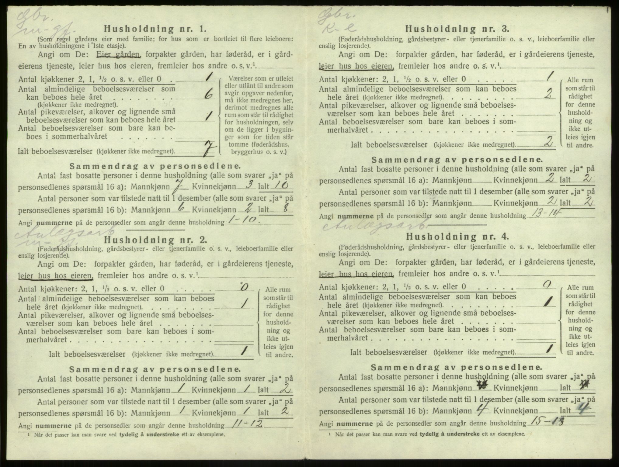 SAB, 1920 census for Kinn, 1920, p. 404