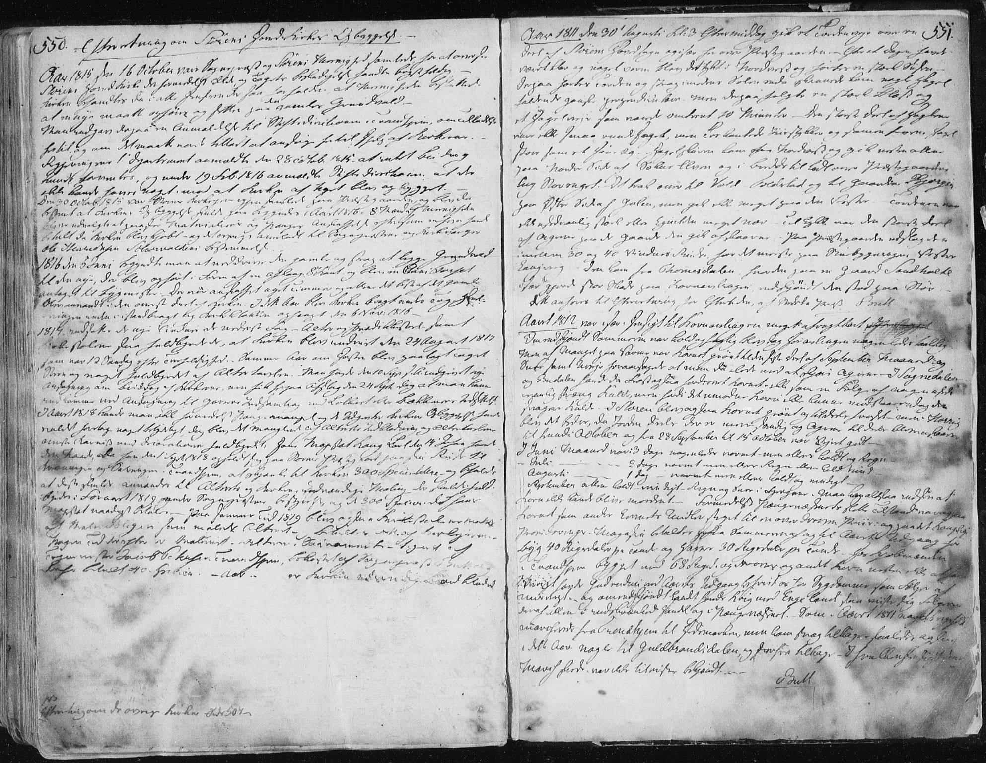 Ministerialprotokoller, klokkerbøker og fødselsregistre - Sør-Trøndelag, SAT/A-1456/687/L0992: Parish register (official) no. 687A03 /1, 1788-1815, p. 550-551