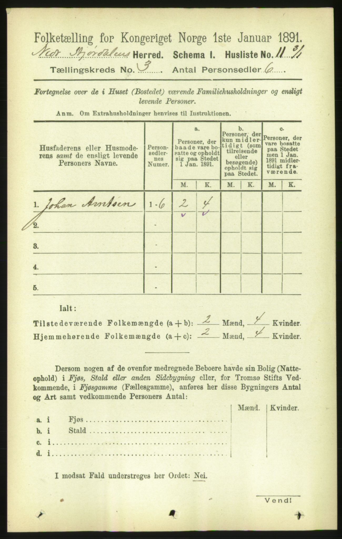 RA, 1891 census for 1714 Nedre Stjørdal, 1891, p. 961