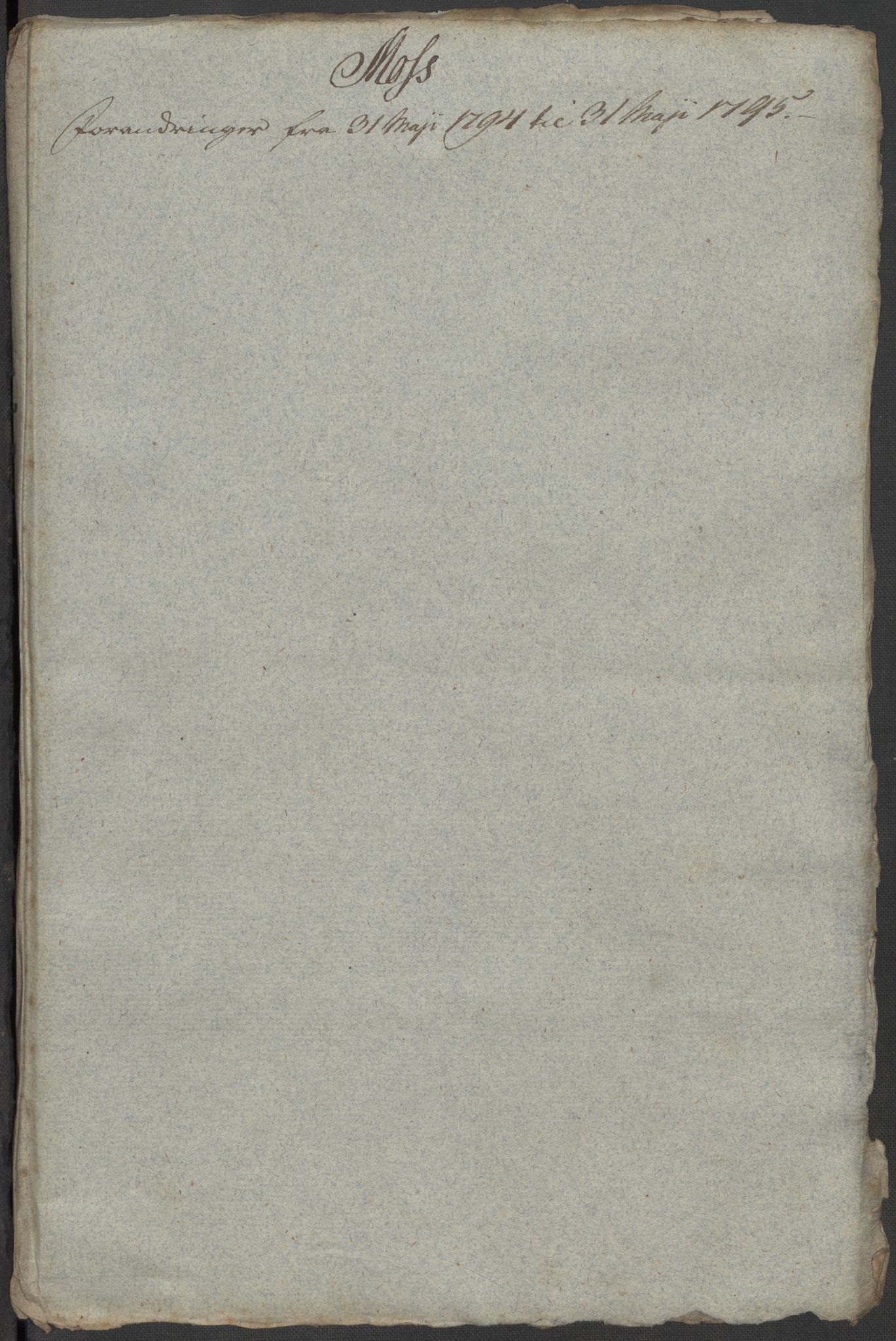 Kommersekollegiet, Brannforsikringskontoret 1767-1814, RA/EA-5458/F/Fa/L0040/0006: Moss / Dokumenter, 1767-1807, p. 94