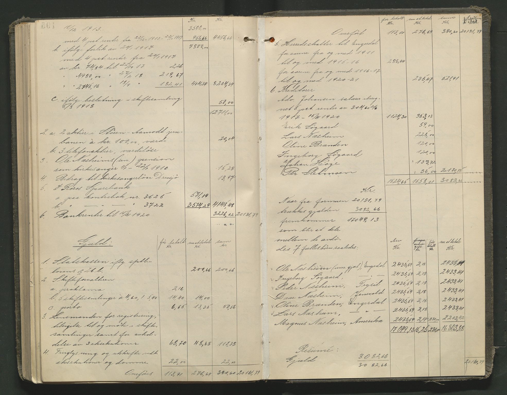 Nord-Østerdal tingrett, AV/SAH-TING-020/J/Jd/L0006: Skifteutlodningsprotokoll, 1907-1920, p. 195