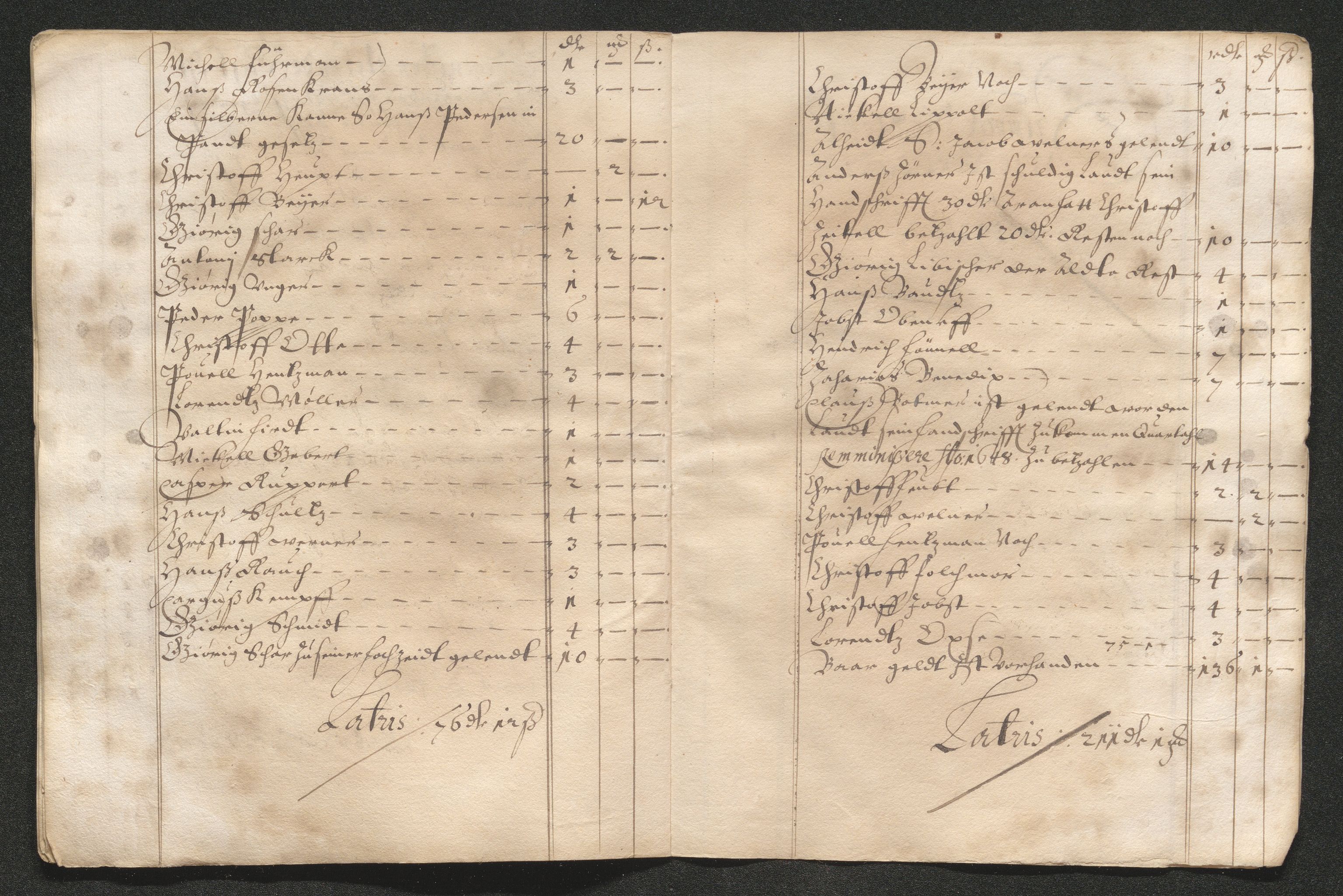 Kongsberg Sølvverk 1623-1816, AV/SAKO-EA-3135/001/D/Di/Dib/L0004: Regnskaper for knappschaftkassen , 1630-1663, p. 111