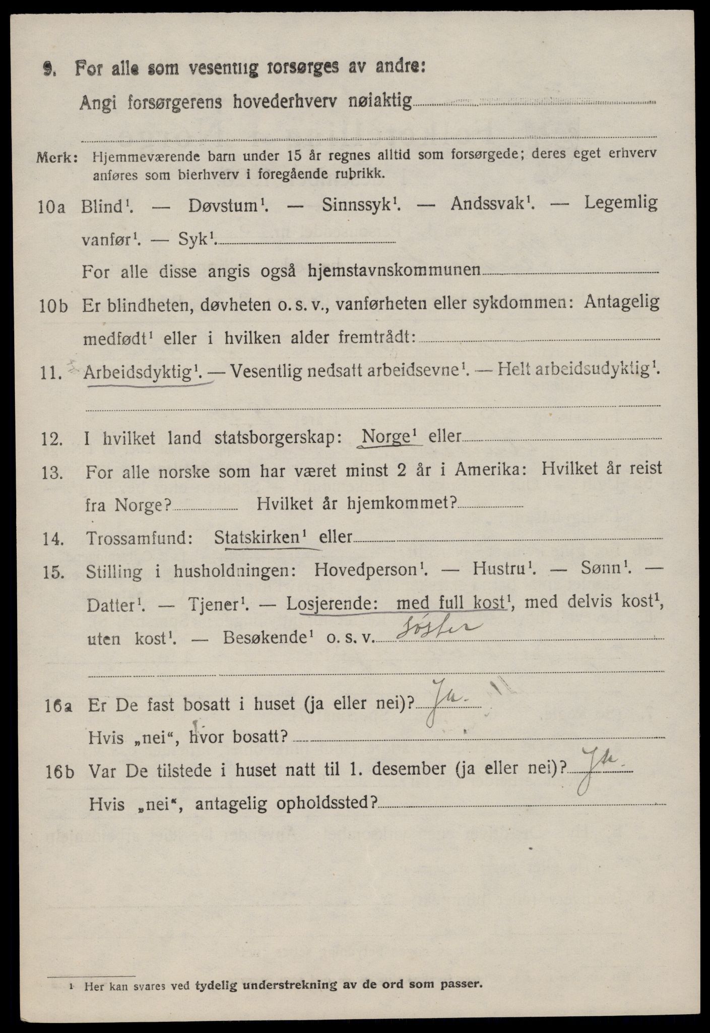 SAKO, 1920 census for Kviteseid, 1920, p. 6300