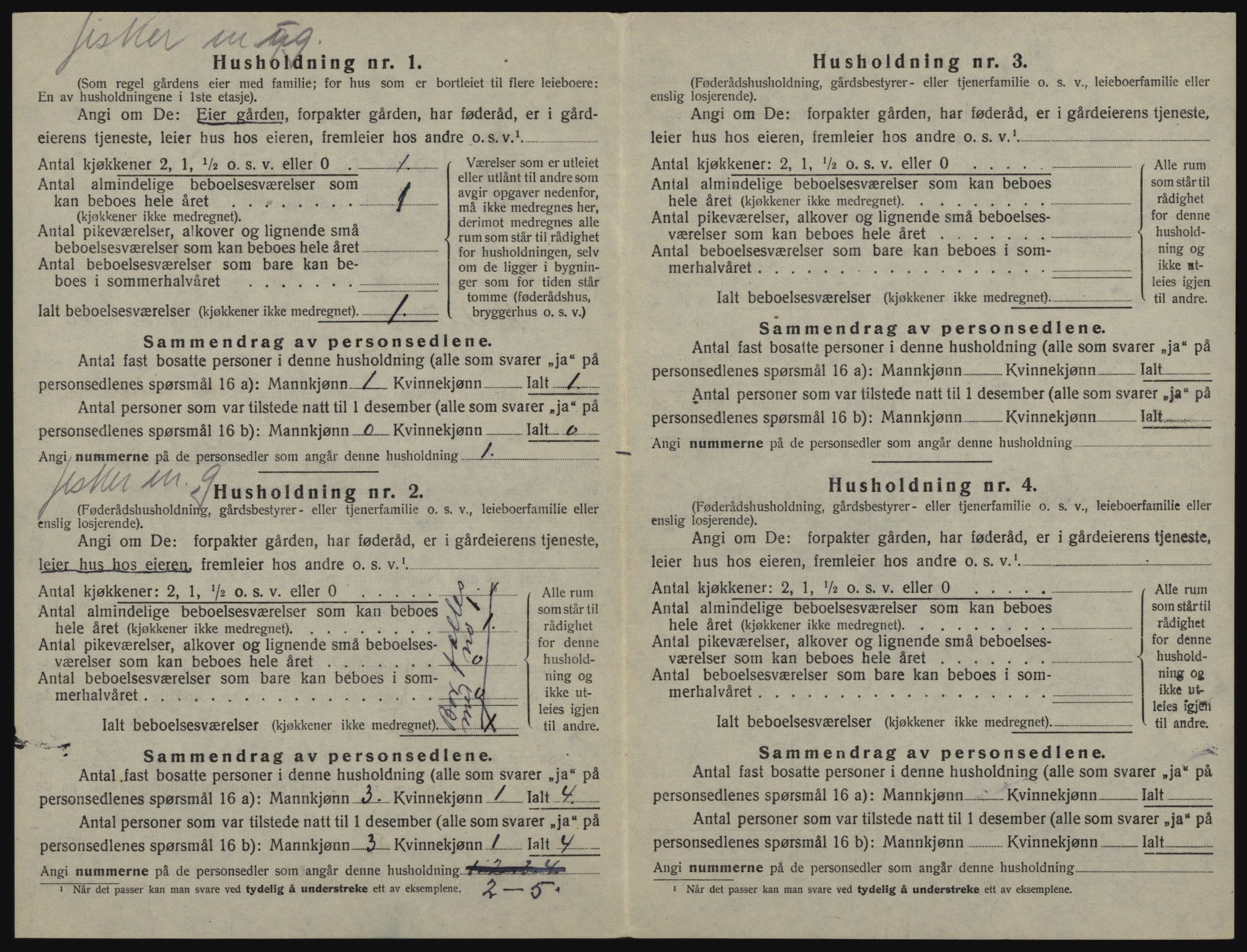 SATØ, 1920 census for , 1920, p. 451