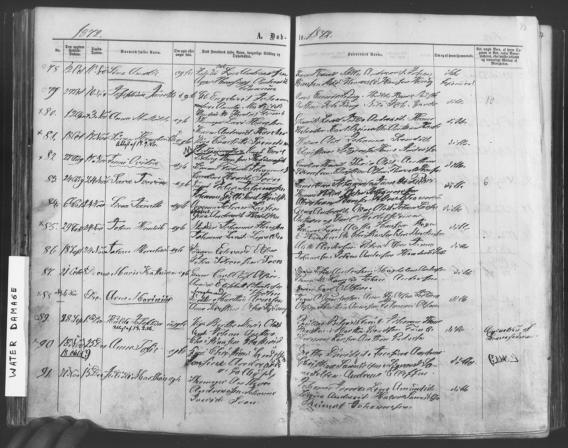 Vestby prestekontor Kirkebøker, AV/SAO-A-10893/F/Fa/L0008: Parish register (official) no. I 8, 1863-1877, p. 73