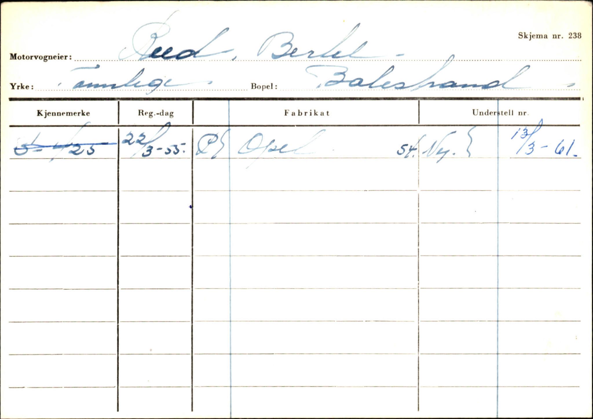 Statens vegvesen, Sogn og Fjordane vegkontor, SAB/A-5301/4/F/L0132: Eigarregister Askvoll A-Å. Balestrand A-Å, 1945-1975, p. 2214