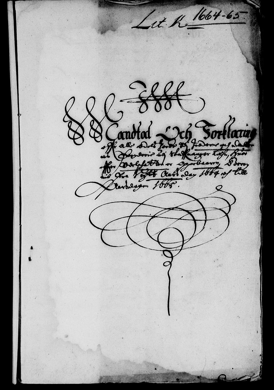 Rentekammeret inntil 1814, Reviderte regnskaper, Lensregnskaper, AV/RA-EA-5023/R/Rb/Rbs/L0048: Stavanger len, 1664