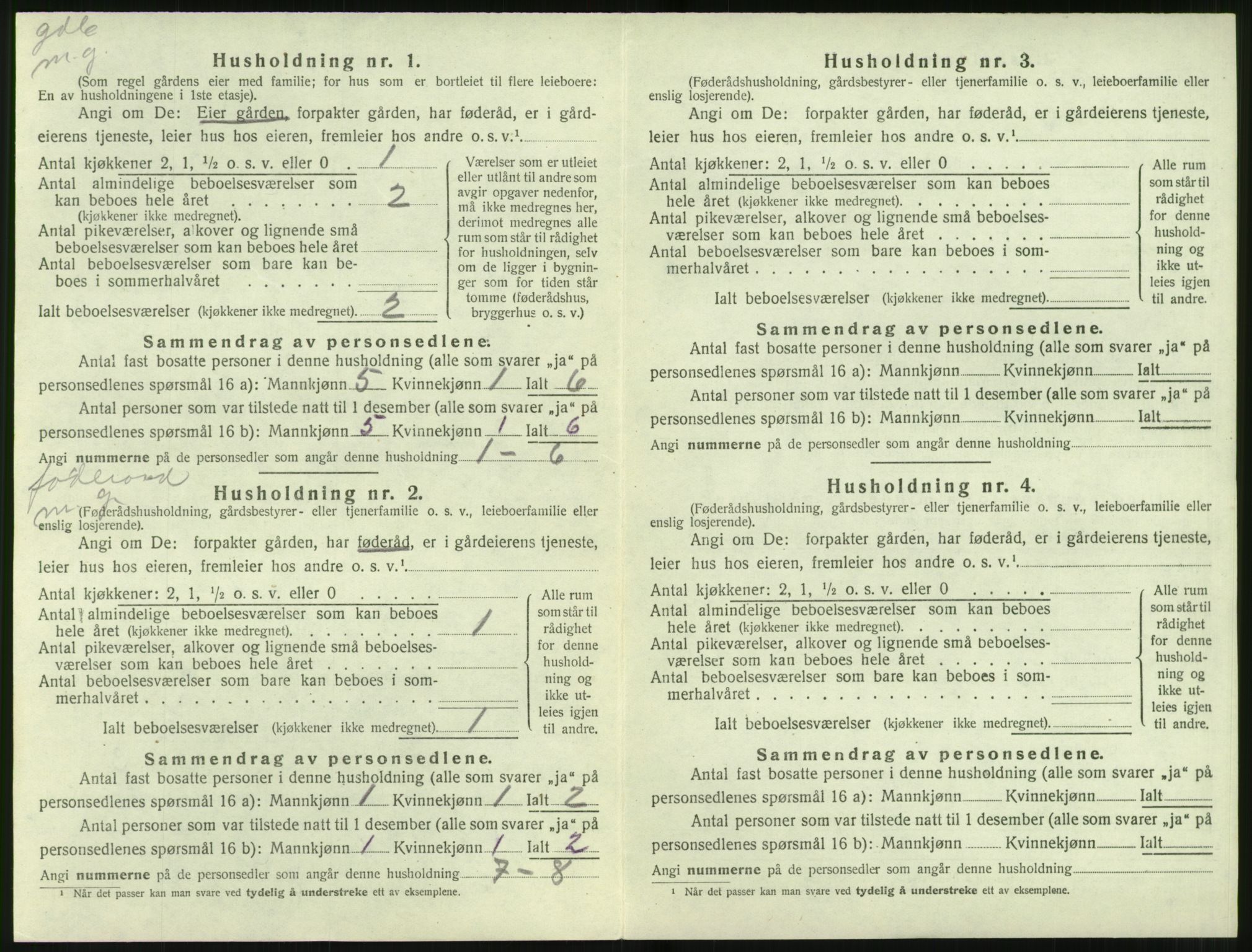 SAT, 1920 census for Ørsta, 1920, p. 841