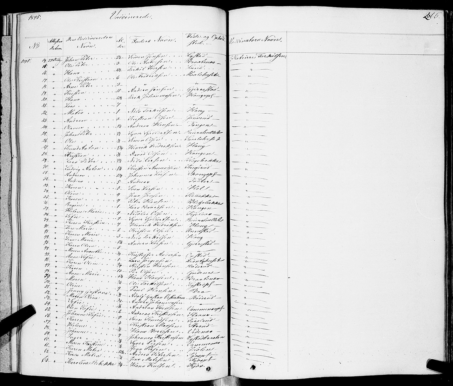 Skiptvet prestekontor Kirkebøker, AV/SAO-A-20009/F/Fa/L0006: Parish register (official) no. 6, 1839-1860, p. 265