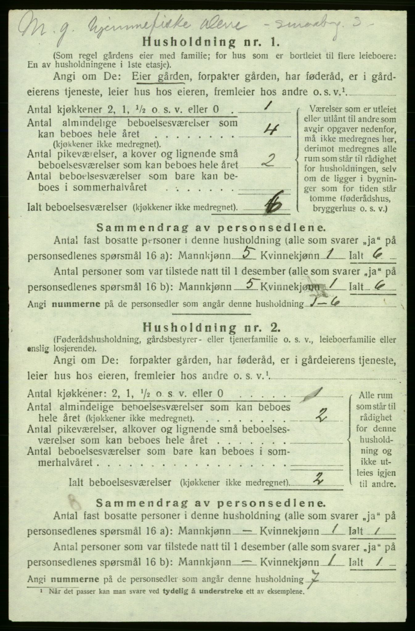 SAB, 1920 census for Strandebarm, 1920, p. 535