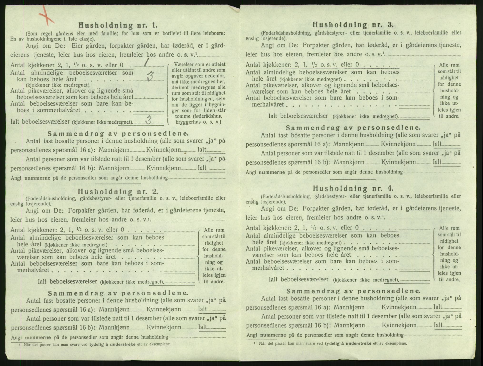 SAH, 1920 census for Dovre, 1920, p. 887