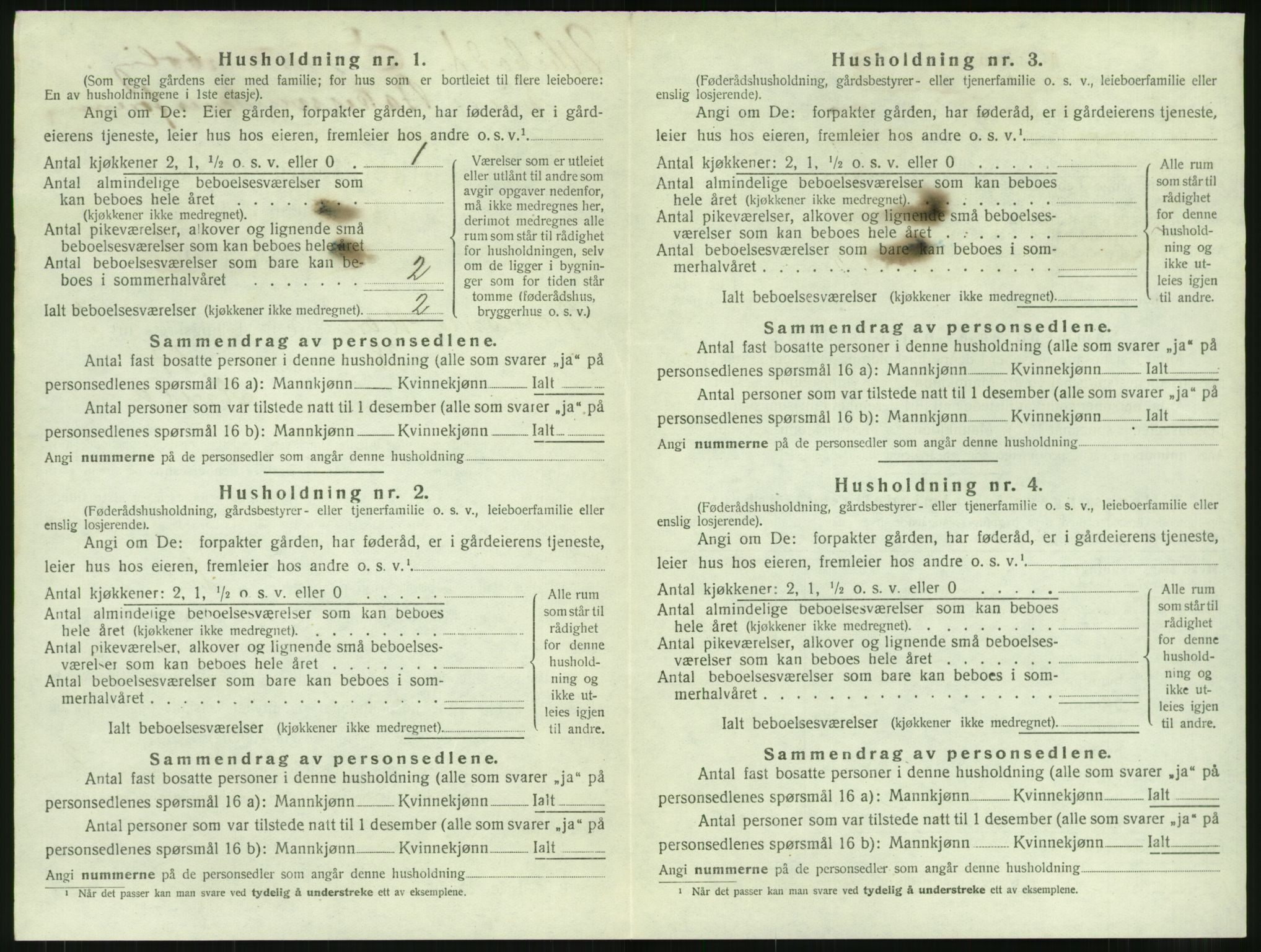 SAT, 1920 census for Bremsnes, 1920, p. 508