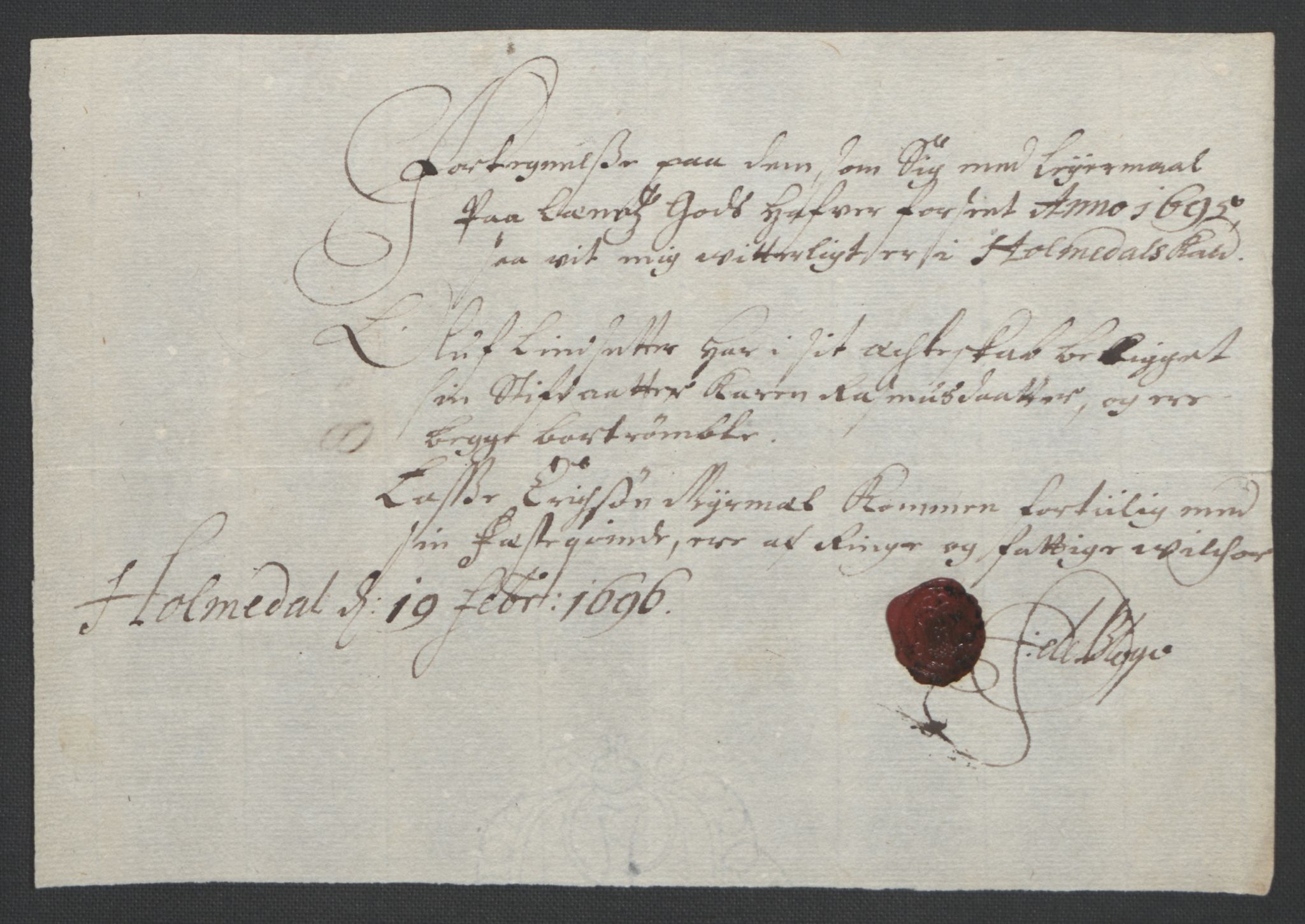 Rentekammeret inntil 1814, Reviderte regnskaper, Fogderegnskap, AV/RA-EA-4092/R53/L3422: Fogderegnskap Sunn- og Nordfjord, 1695-1696, p. 96