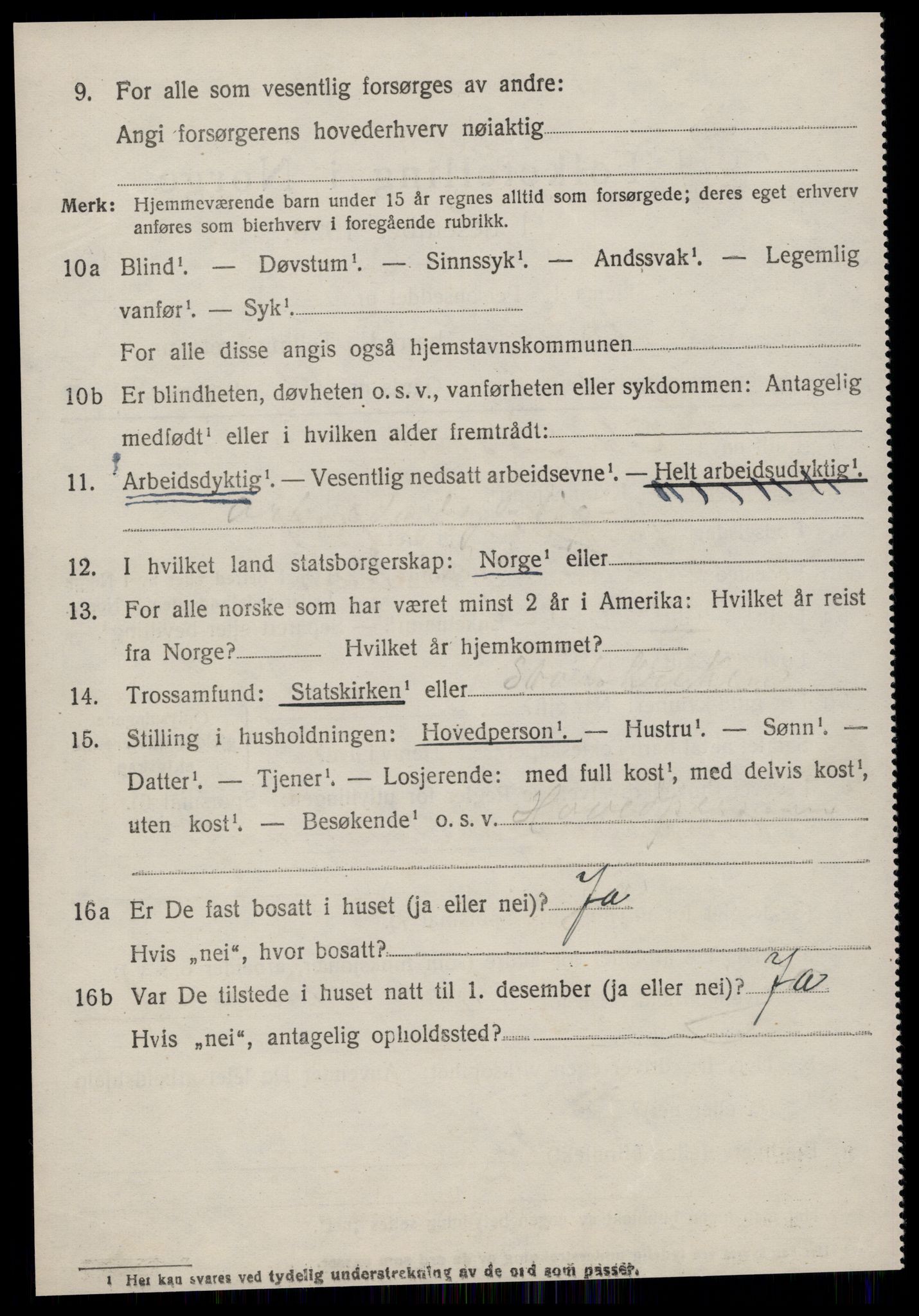 SAT, 1920 census for Bolsøy, 1920, p. 7196