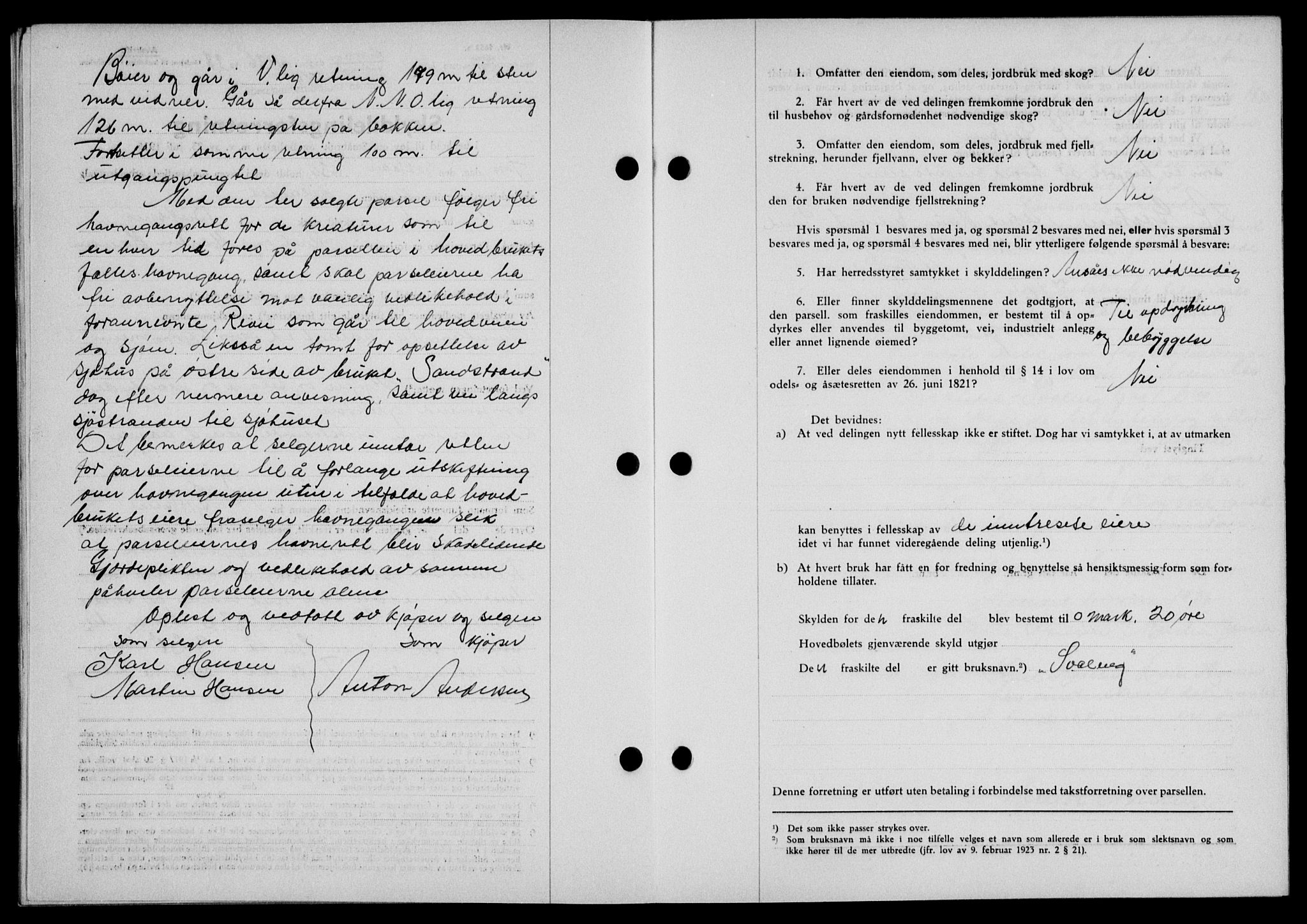Lofoten sorenskriveri, SAT/A-0017/1/2/2C/L0004a: Mortgage book no. 4a, 1938-1938, Diary no: : 1136/1938