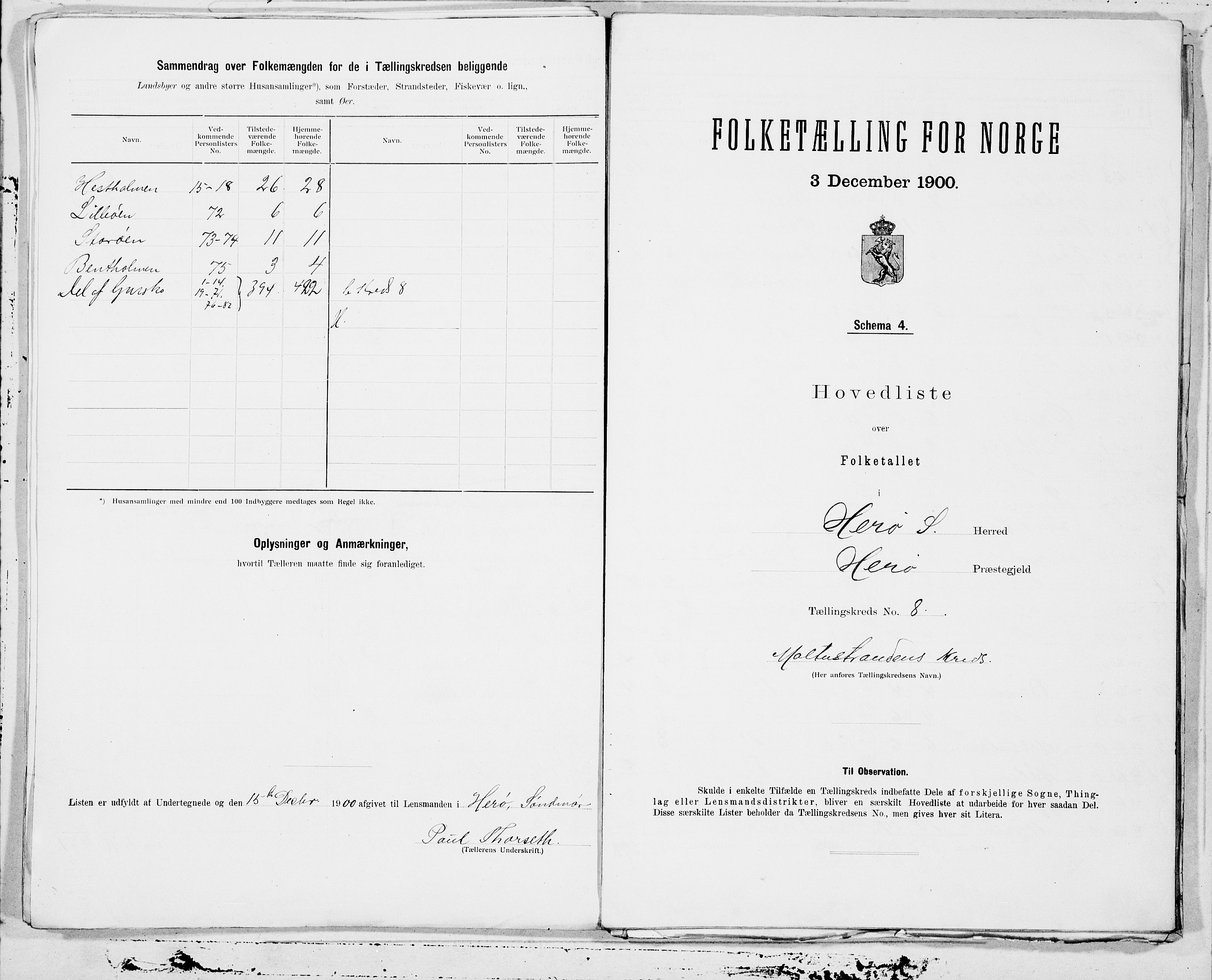 SAT, 1900 census for Herøy, 1900, p. 18