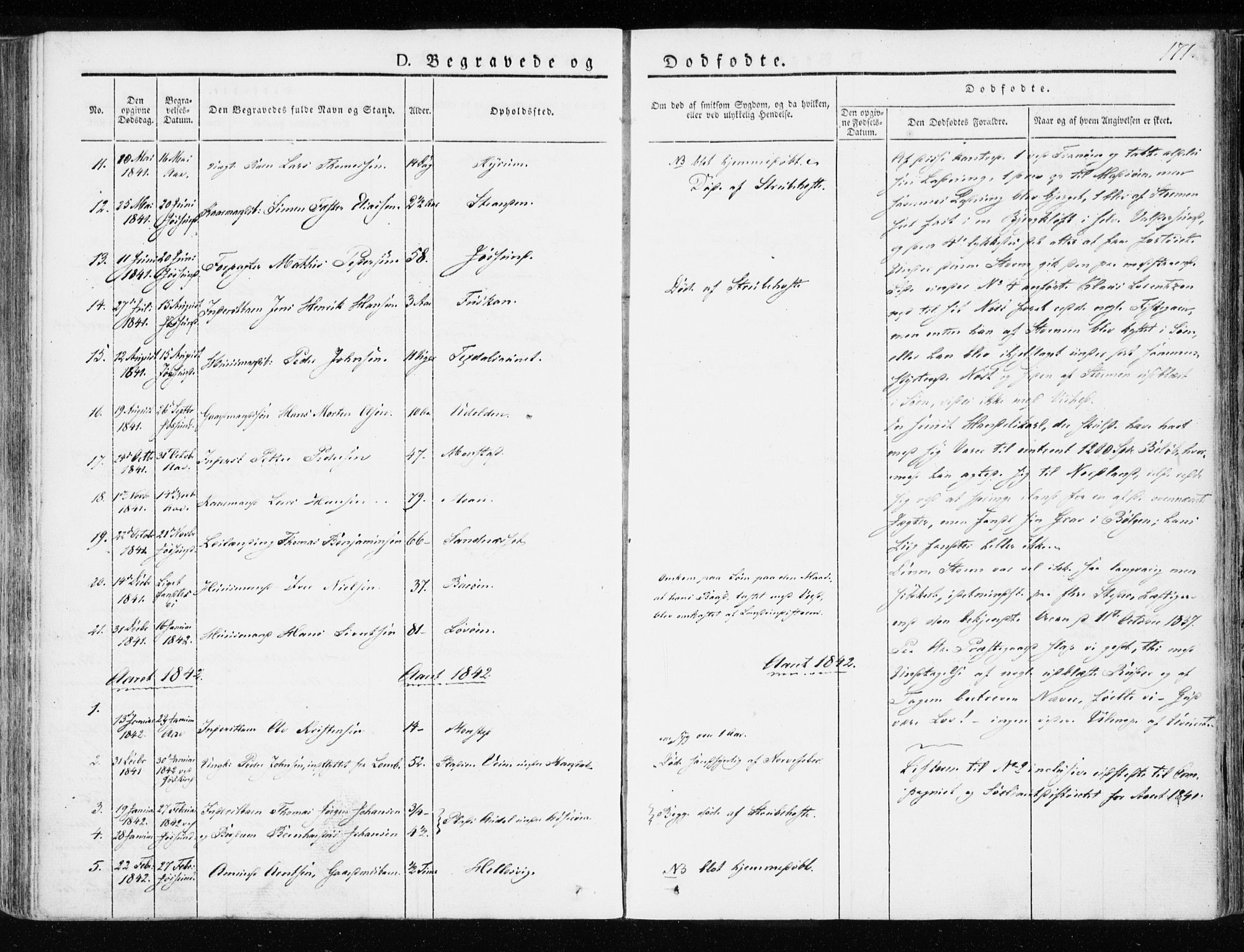 Ministerialprotokoller, klokkerbøker og fødselsregistre - Sør-Trøndelag, SAT/A-1456/655/L0676: Parish register (official) no. 655A05, 1830-1847, p. 171