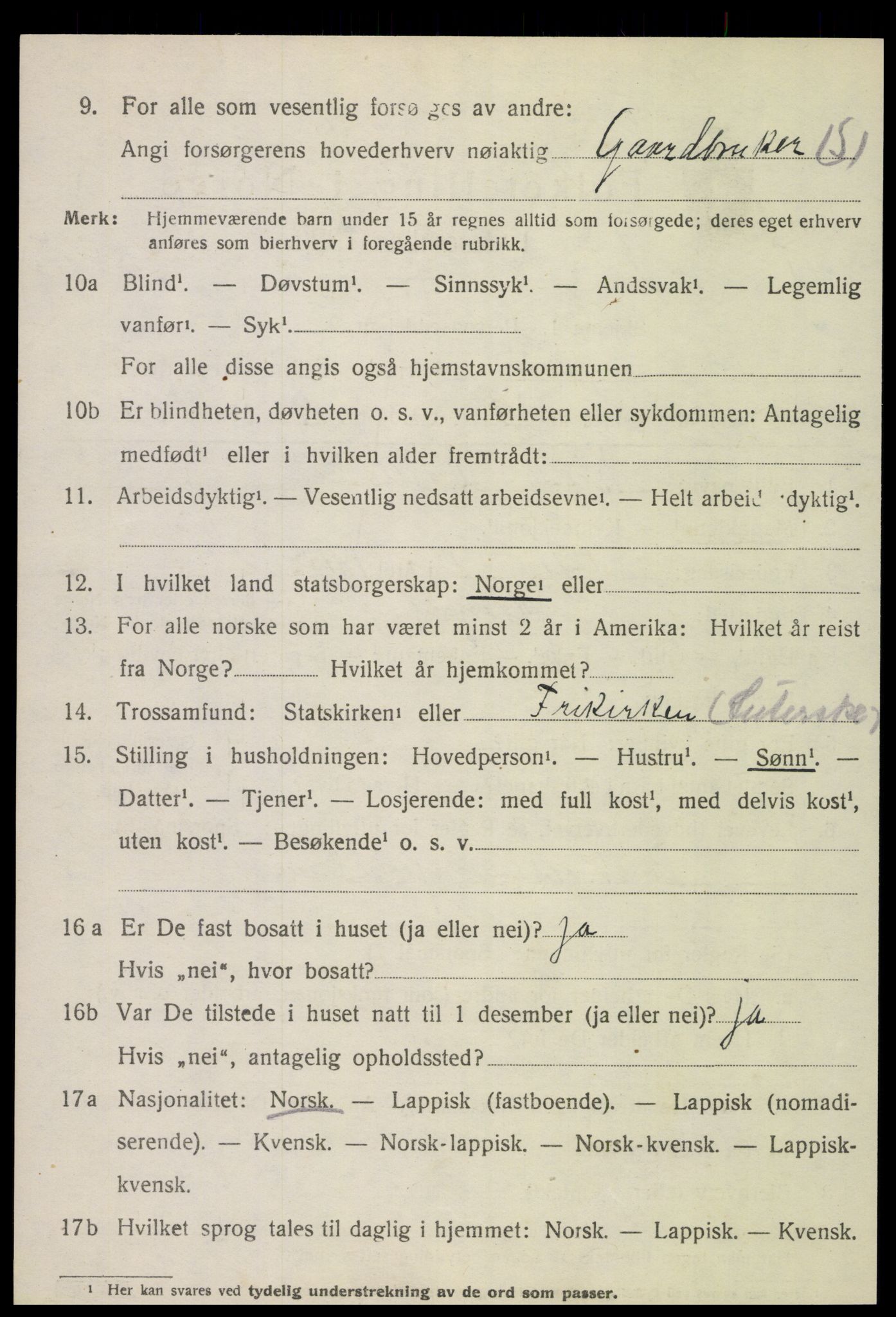 SAT, 1920 census for Rødøy, 1920, p. 2131