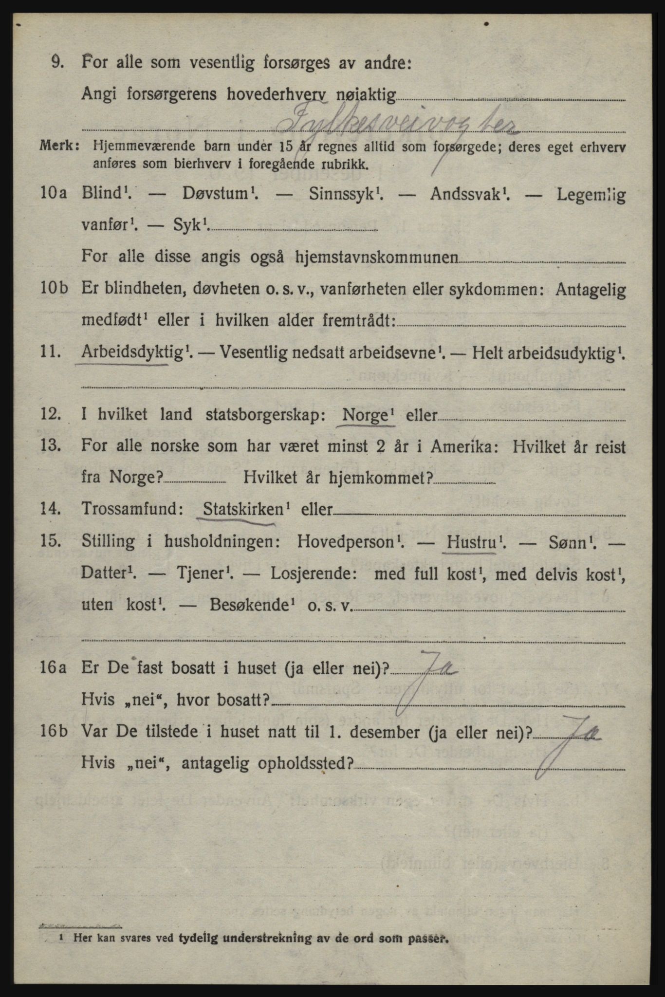 SAO, 1920 census for Øymark, 1920, p. 3092