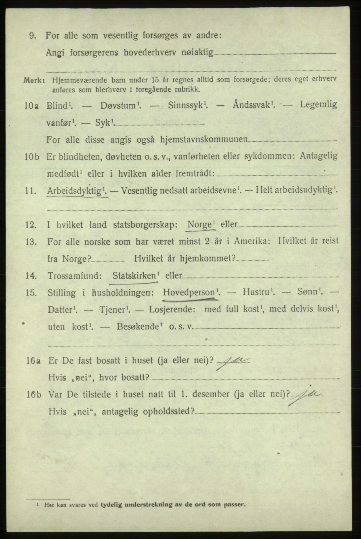 SAB, 1920 census for Vikebygd, 1920, p. 814