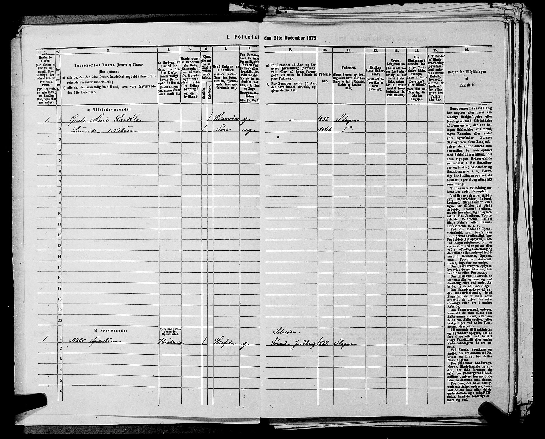 SAKO, 1875 census for 0721P Sem, 1875, p. 1148