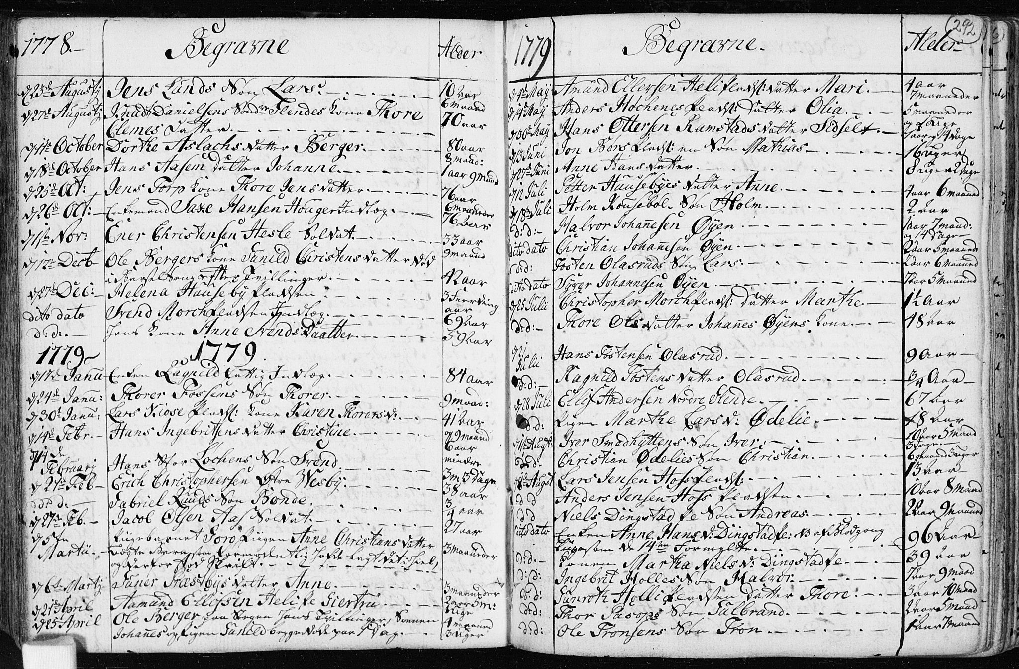 Spydeberg prestekontor Kirkebøker, AV/SAO-A-10924/F/Fa/L0003: Parish register (official) no. I 3, 1778-1814, p. 292