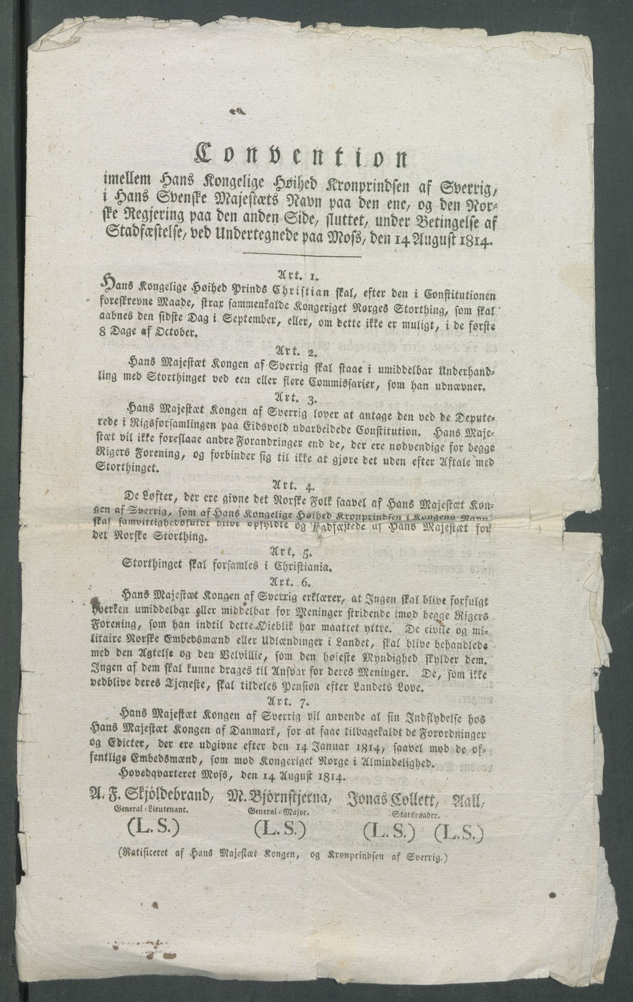 Forskjellige samlinger, Historisk-kronologisk samling, AV/RA-EA-4029/G/Ga/L0009B: Historisk-kronologisk samling. Dokumenter fra oktober 1814, årene 1815 og 1816, Christian Frederiks regnskapsbok 1814 - 1848., 1814-1848, p. 64