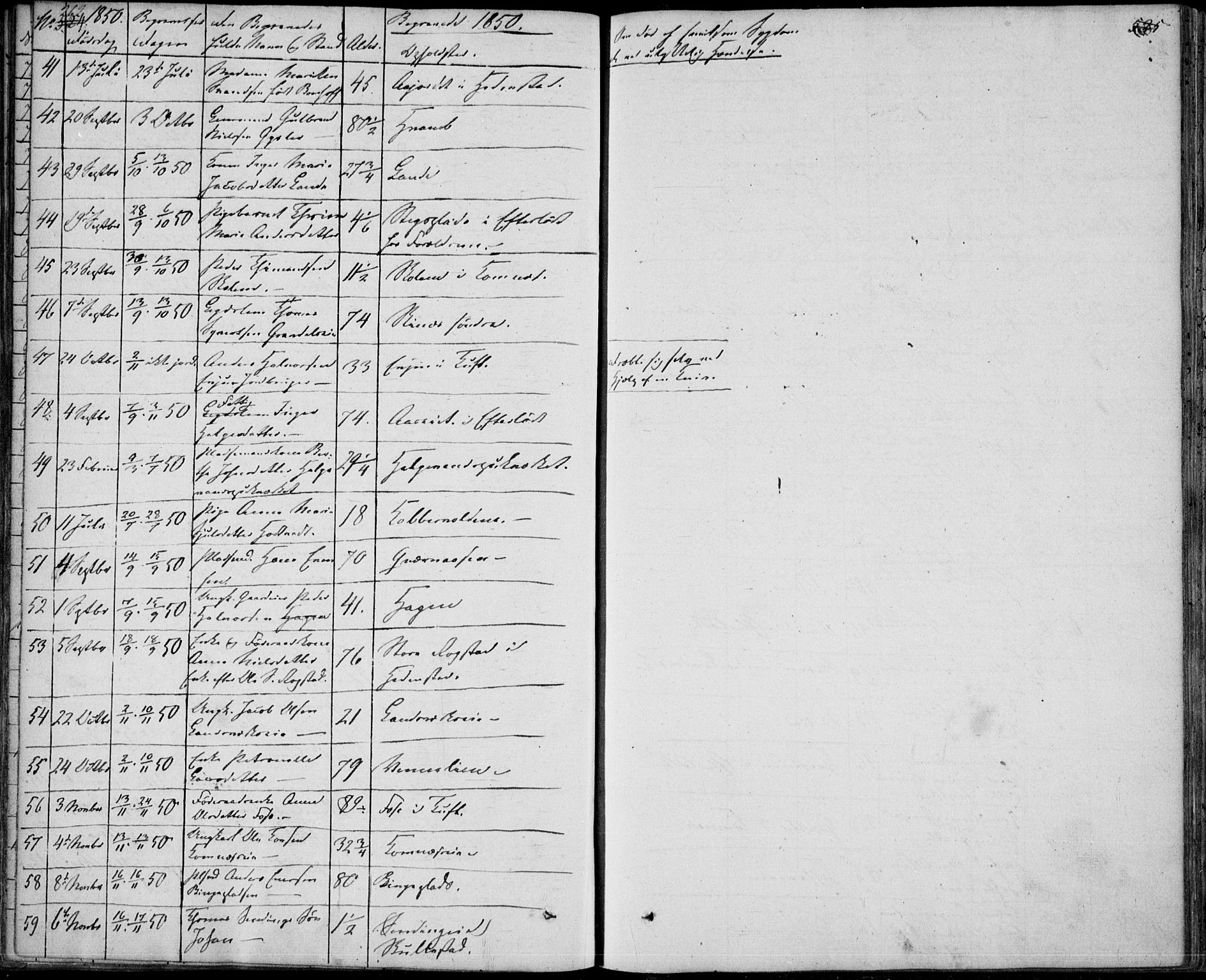 Sandsvær kirkebøker, AV/SAKO-A-244/F/Fa/L0005: Parish register (official) no. I 5, 1840-1856, p. 524-525