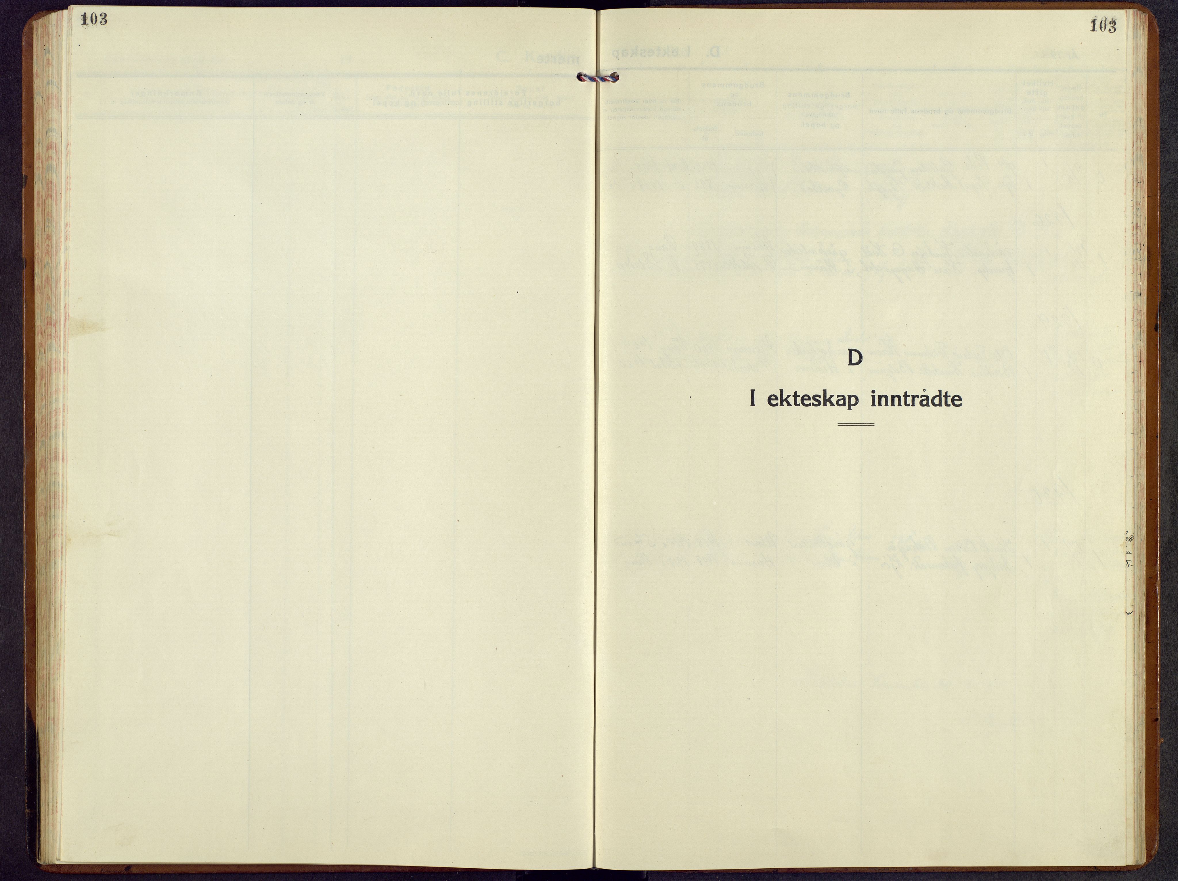 Vang prestekontor, Valdres, SAH/PREST-140/H/Hb/L0008: Parish register (copy) no. 8, 1925-1967, p. 103