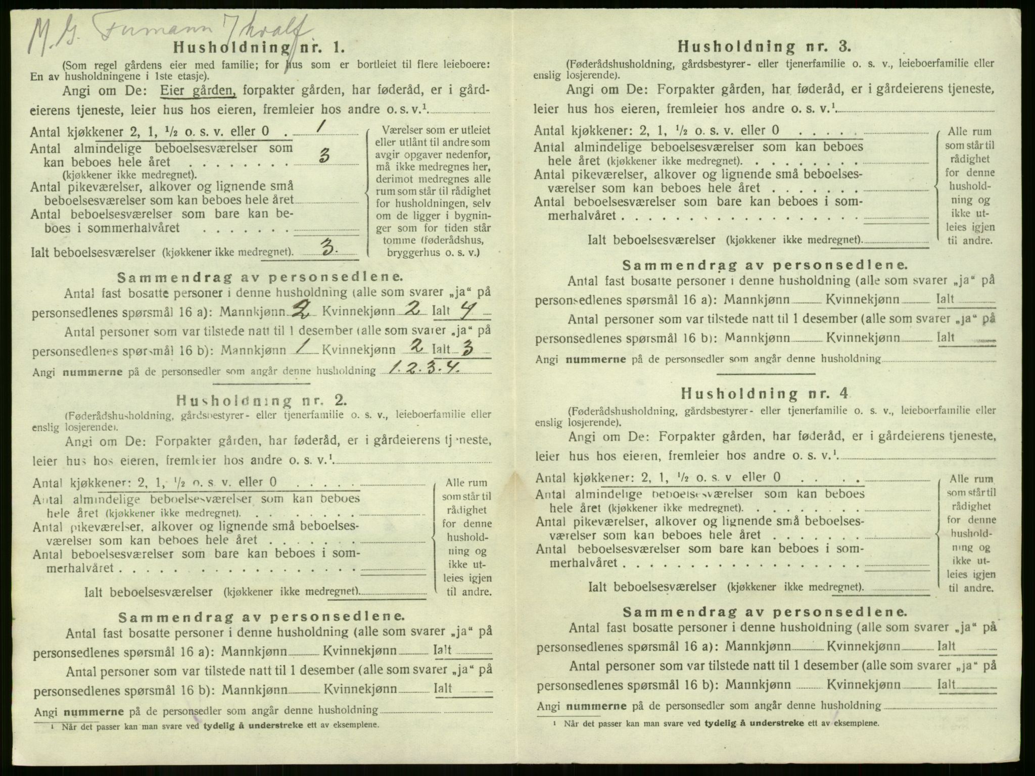 SAKO, 1920 census for Nøtterøy, 1920, p. 1337