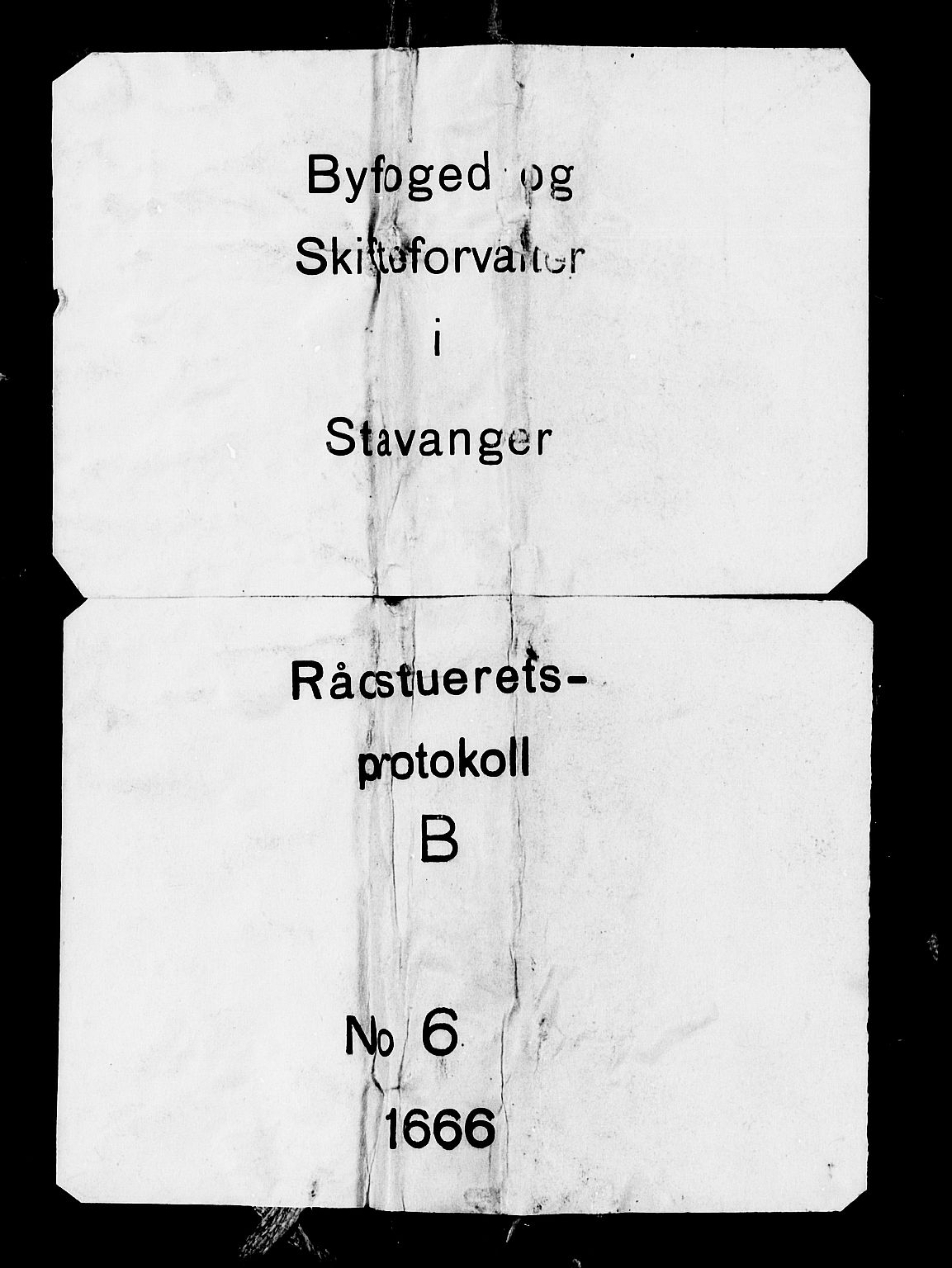 Stavanger byfogd, AV/SAST-A-101408/001/3/30/30BB/L0006: Rådsturettprotokoll, 1666