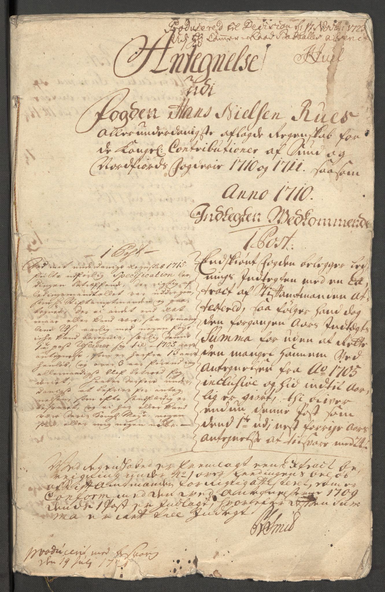 Rentekammeret inntil 1814, Reviderte regnskaper, Fogderegnskap, AV/RA-EA-4092/R53/L3434: Fogderegnskap Sunn- og Nordfjord, 1711, p. 177