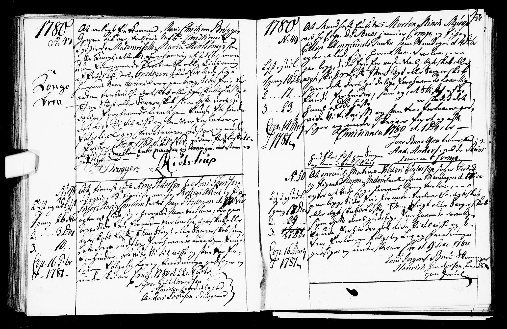 Oslo domkirke Kirkebøker, SAO/A-10752/L/La/L0009: Best man's statements no. 9, 1770-1784, p. 138