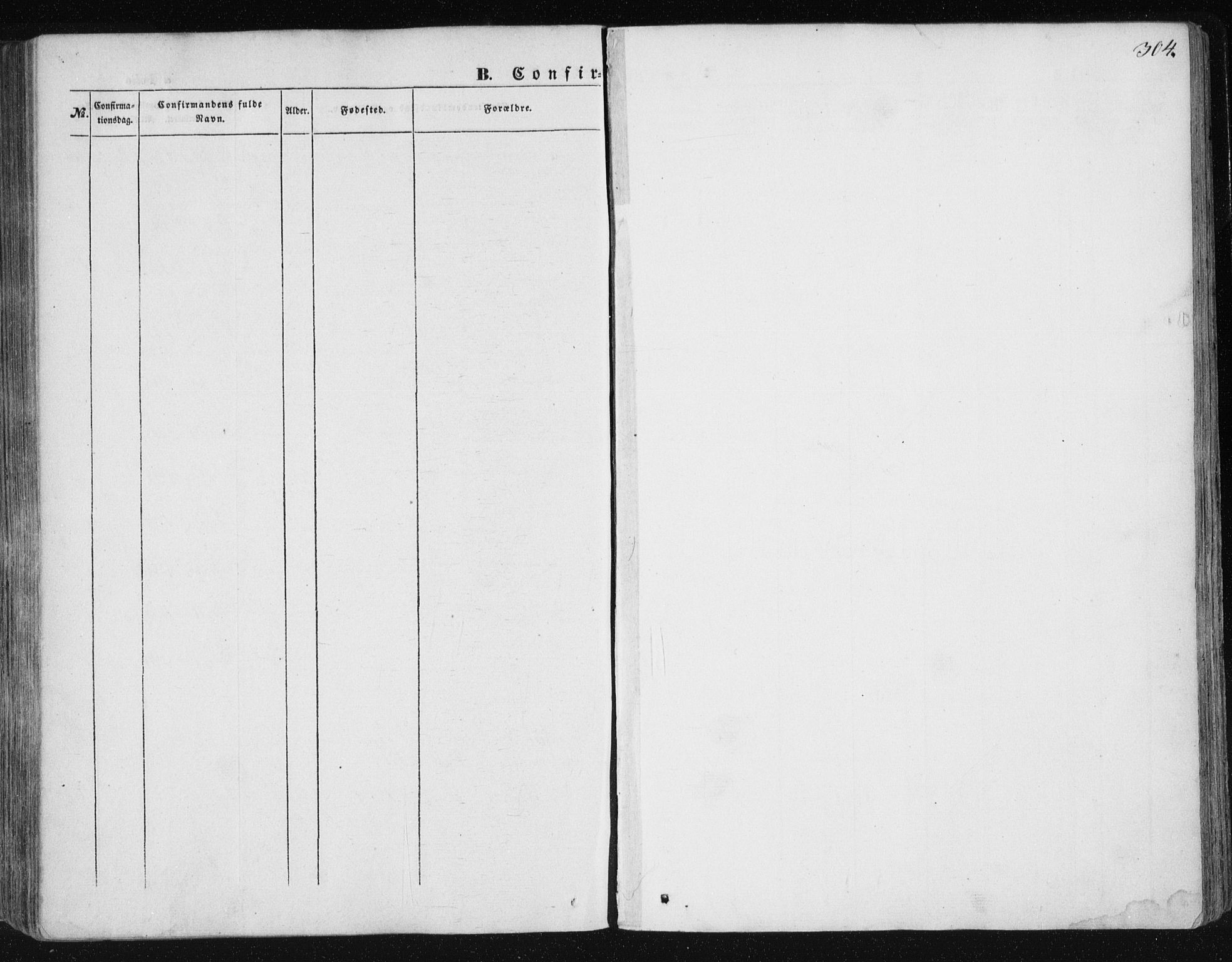 Ministerialprotokoller, klokkerbøker og fødselsregistre - Sør-Trøndelag, SAT/A-1456/681/L0931: Parish register (official) no. 681A09, 1845-1859, p. 304
