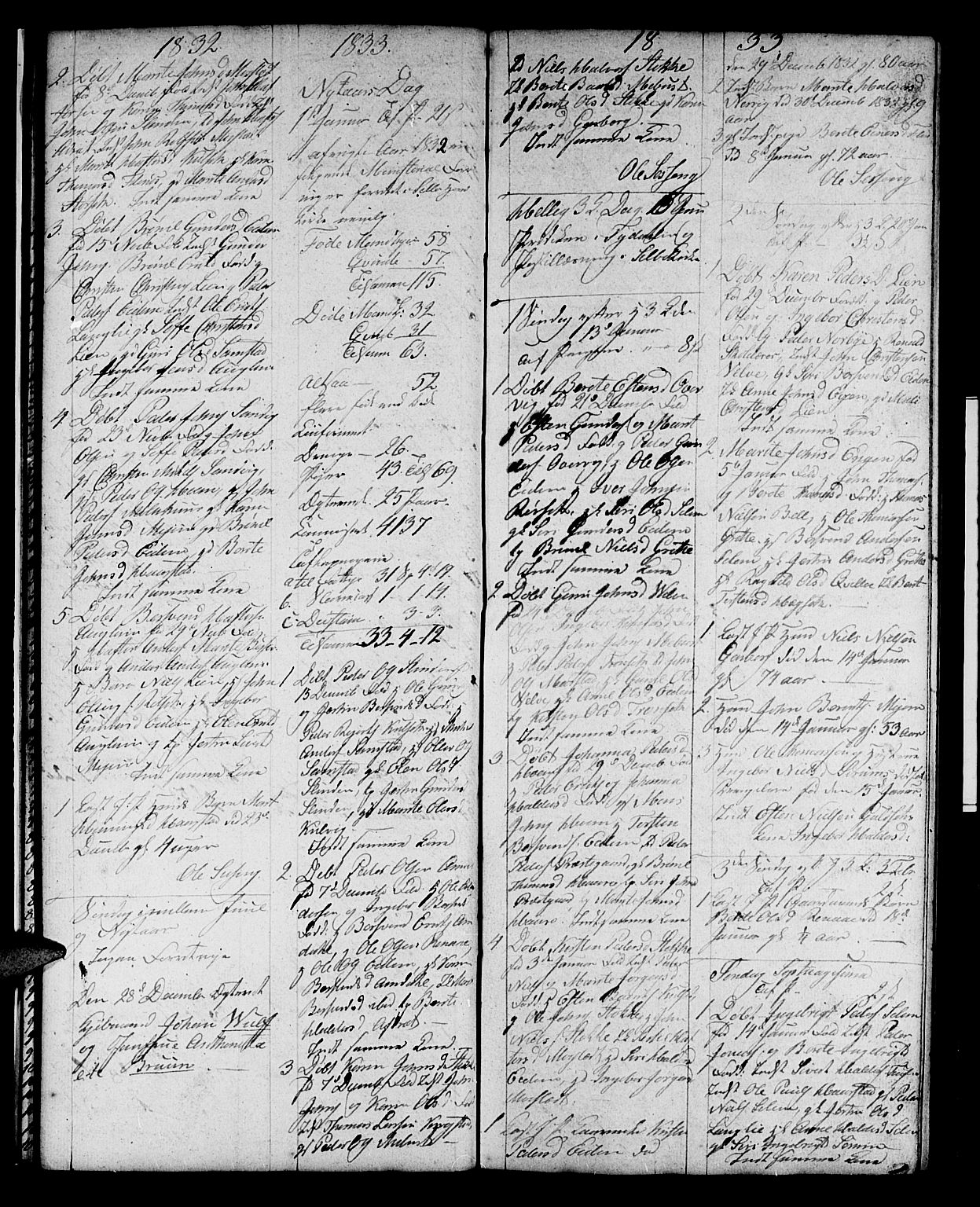 Ministerialprotokoller, klokkerbøker og fødselsregistre - Sør-Trøndelag, SAT/A-1456/695/L1153: Parish register (copy) no. 695C04, 1832-1842