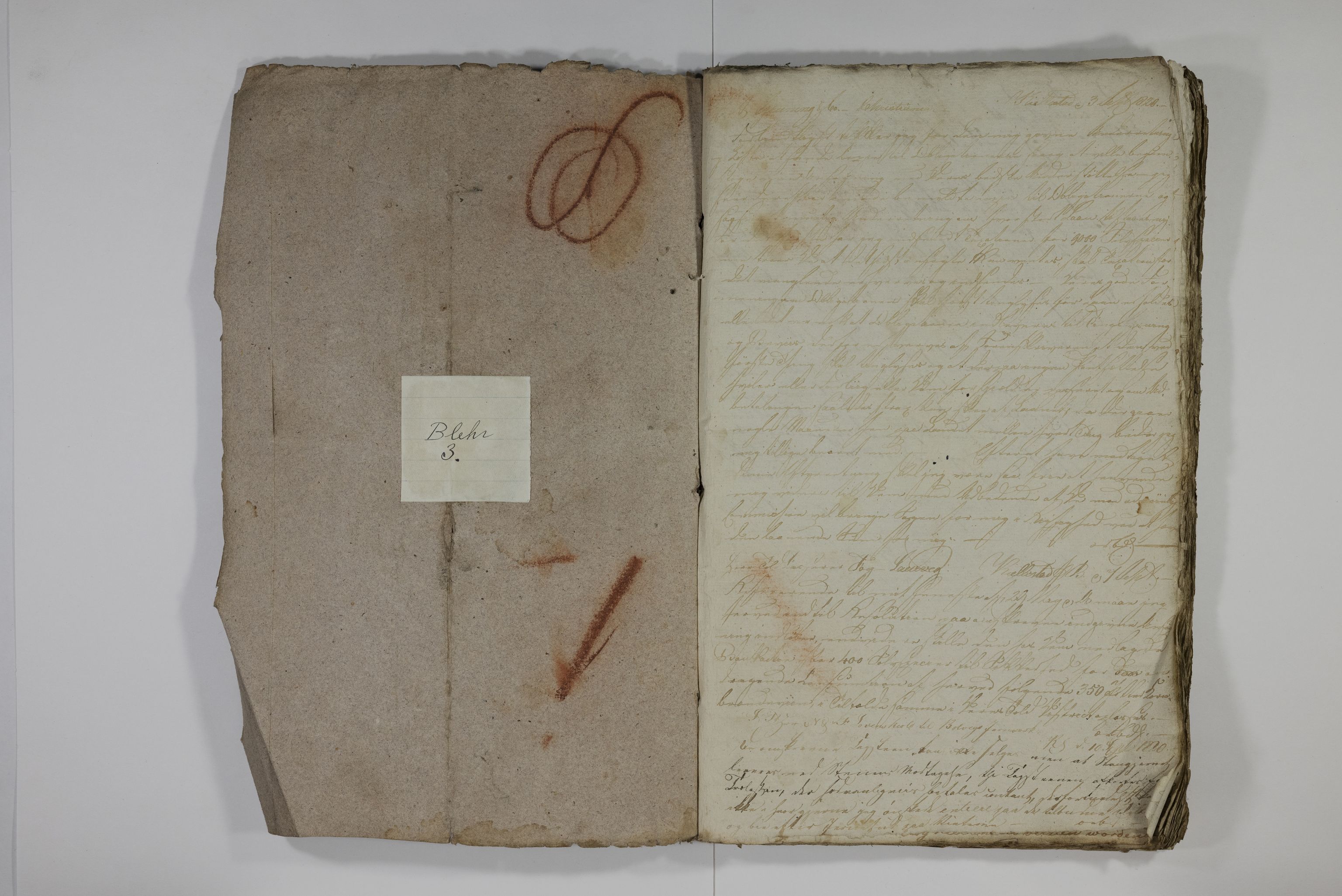 Blehr/ Kjellestad, TEMU/TGM-A-1212/B/L0004: Copiebog, 1820-1822, p. 2